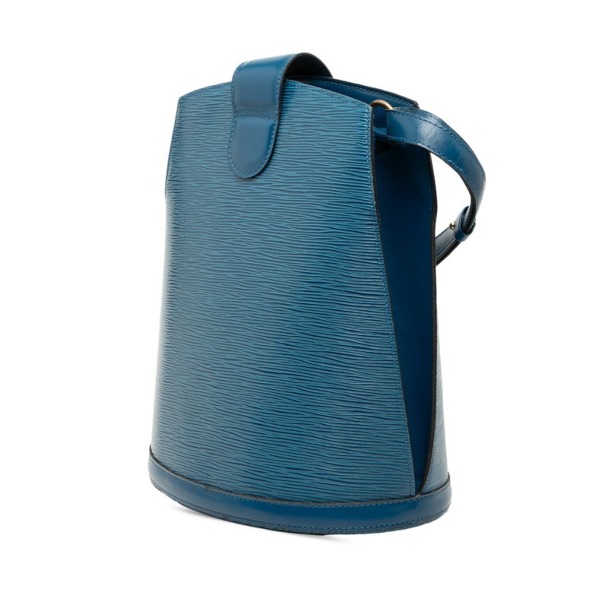 Louis Vuitton Toledo Blue Leather Shoulder Bag (Pre-Owned)