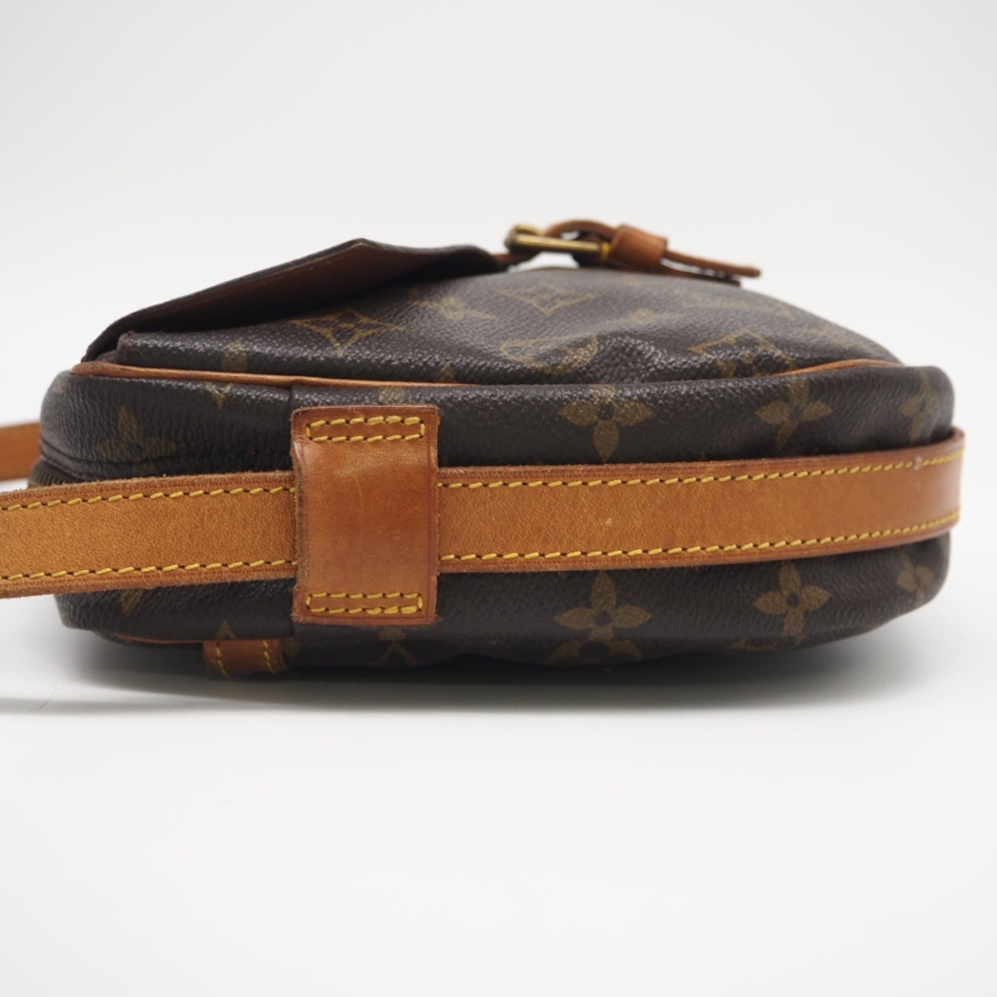 Louis Vuitton Brown Coated Canvas Leather Shoulder Bag (Pre-Owned)