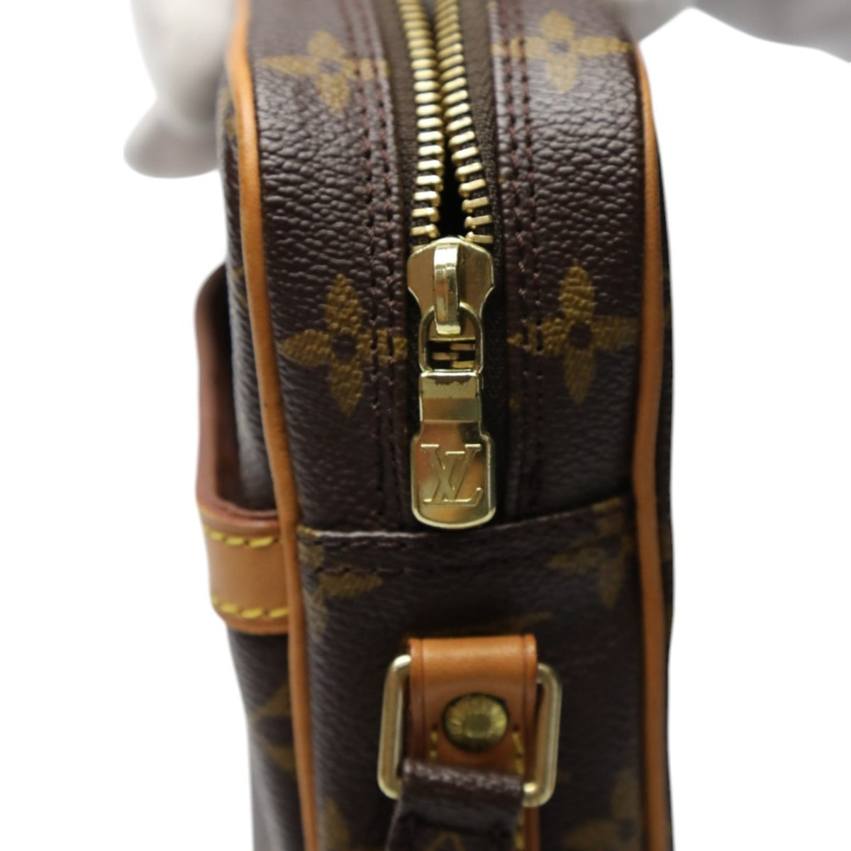 Louis Vuitton Brown Monogram Shoulder Bag (Pre-Owned)