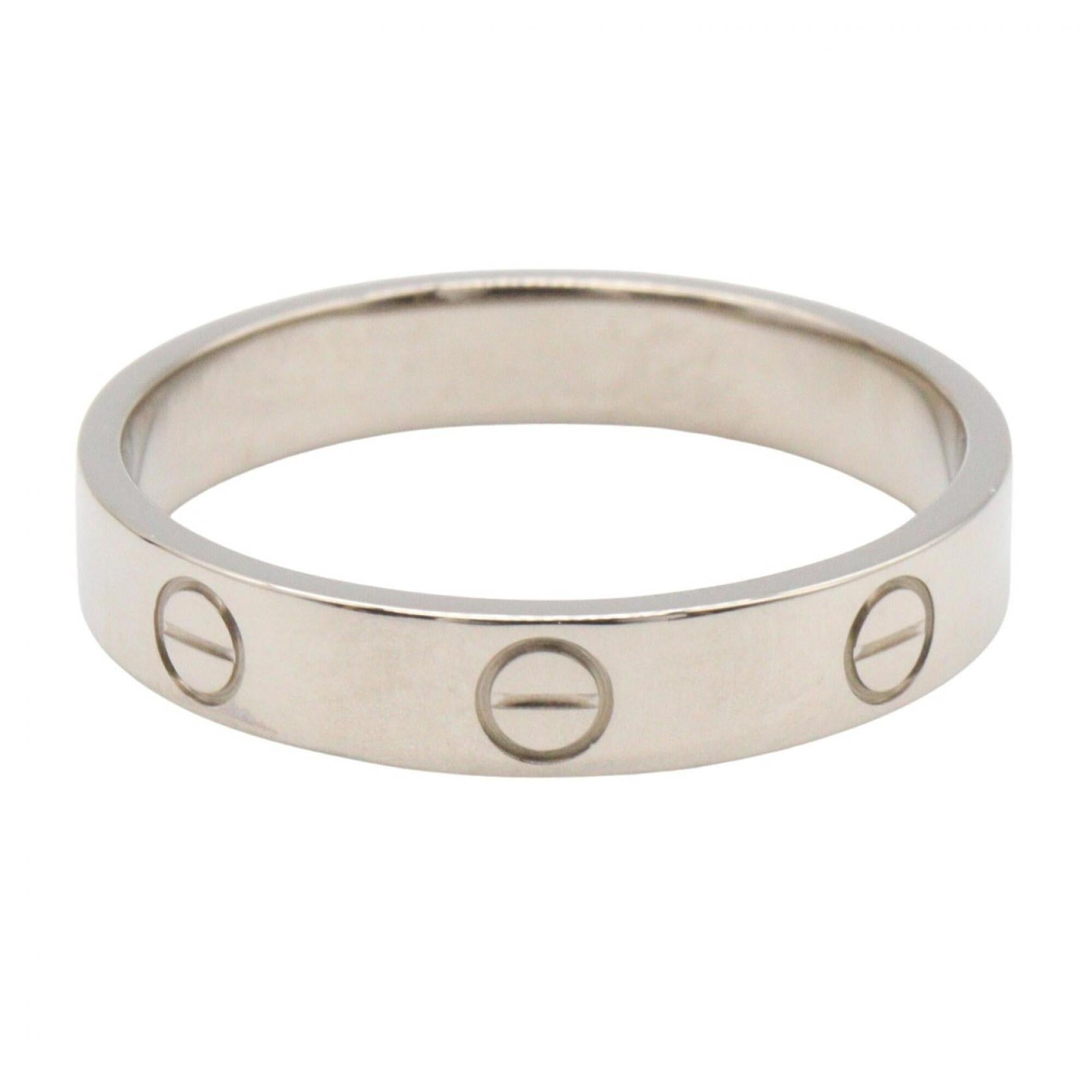 Cartier Silver White Gold (18K) Band Ring (Pre-Owned)