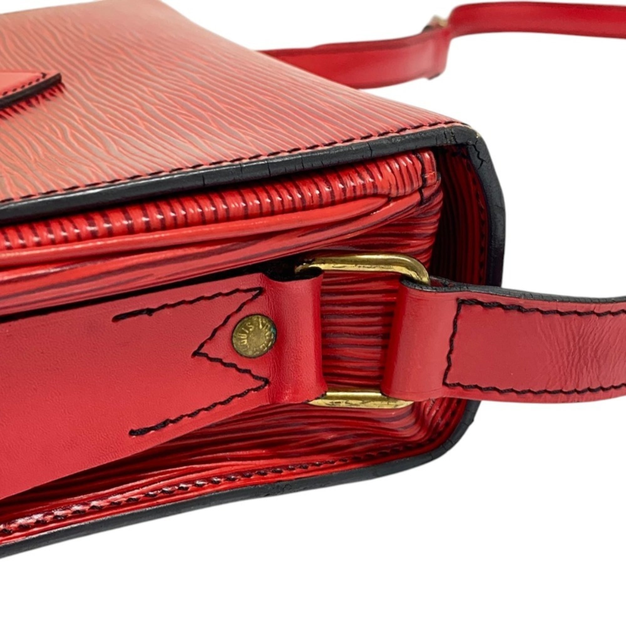 Louis Vuitton Epi Red Color Epi Leather Shoulder Bag (Pre-Owned)