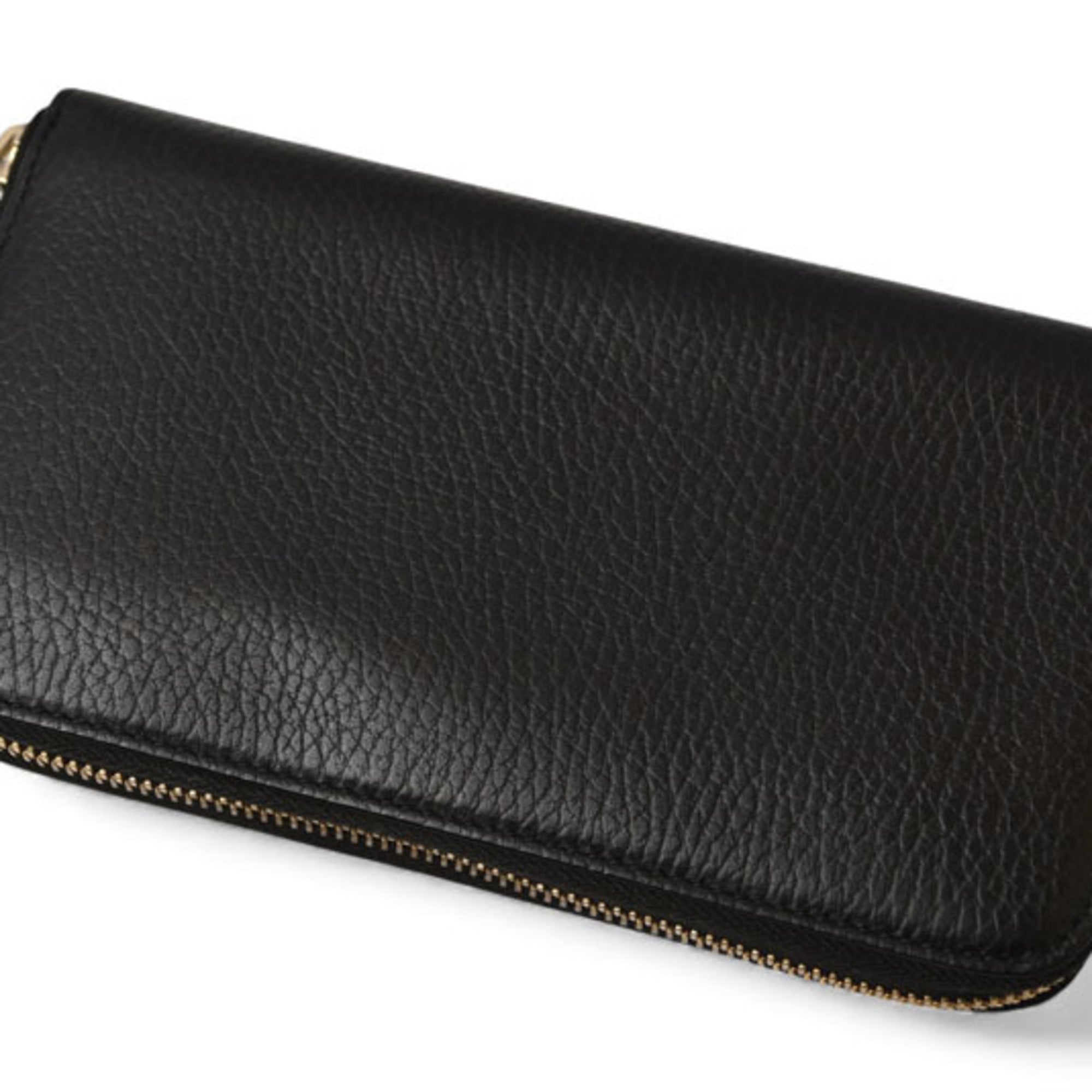 Gucci Black Leather Long Wallet (Bi-Fold) (Pre-Owned)