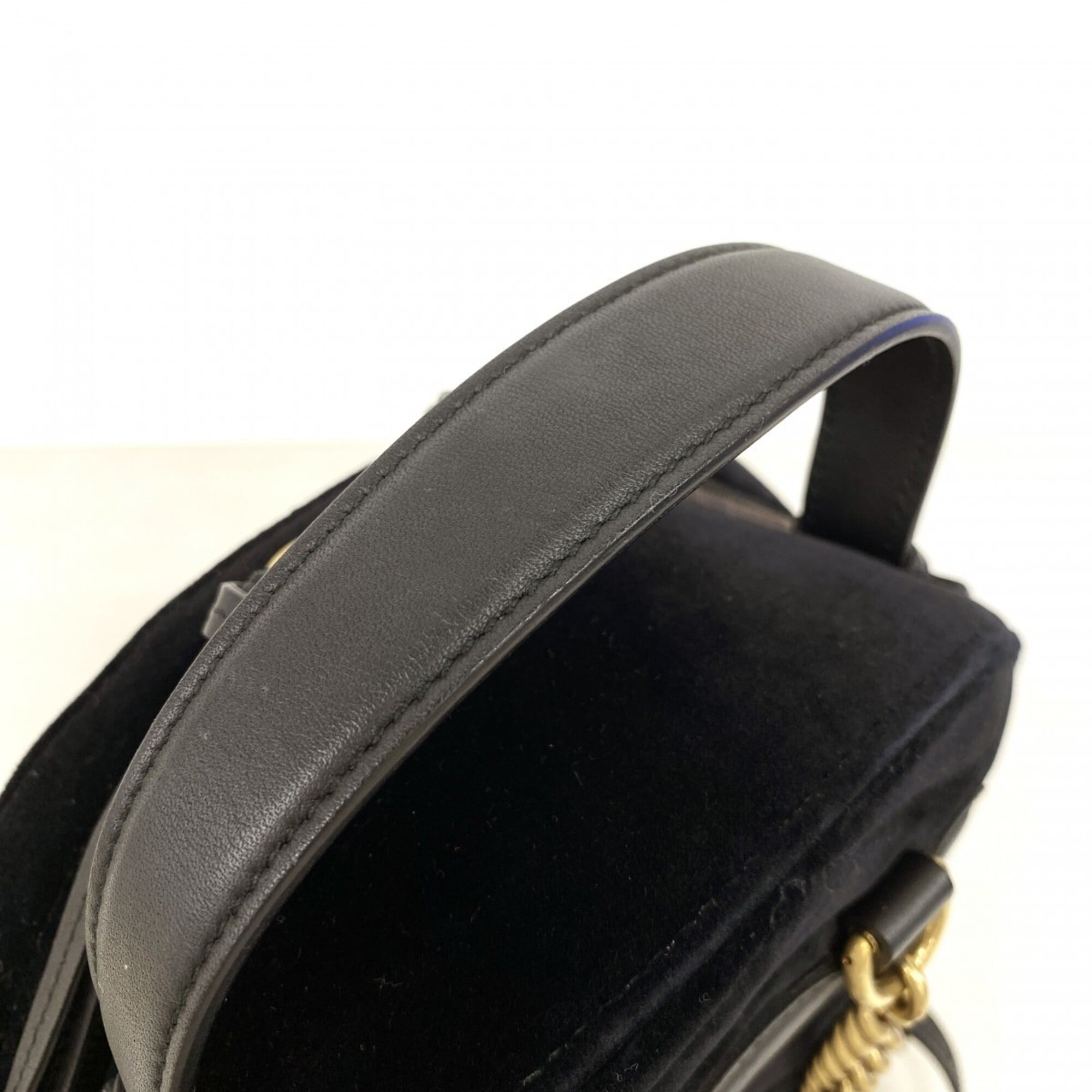 Gucci Black Velvet Backpack (Pre-Owned)