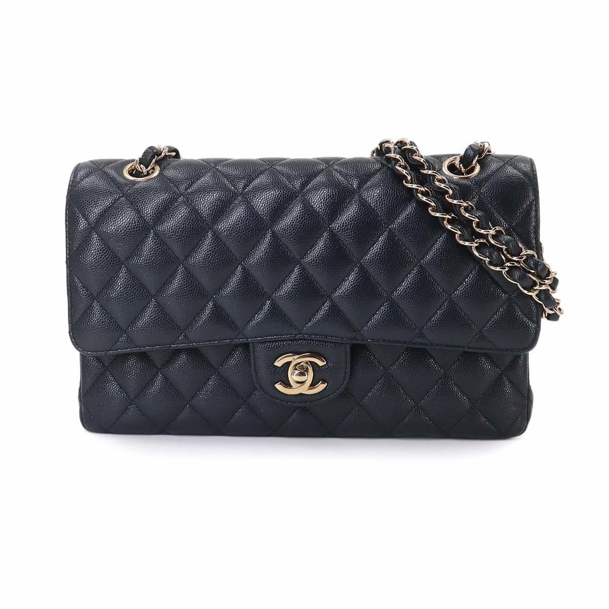 Chanel Matelasse Navy Grained Calfskin Handbag Shoulder Bag (Pre-Owned)
