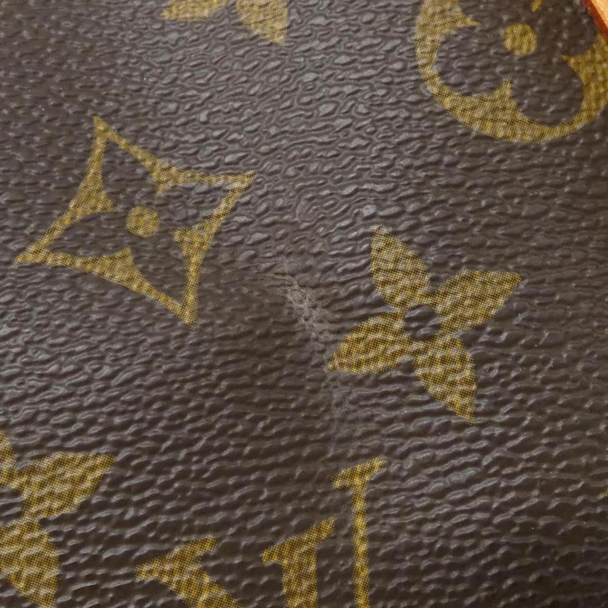 Louis Vuitton Marron Coated Canvas Boston Bag (Pre-Owned)