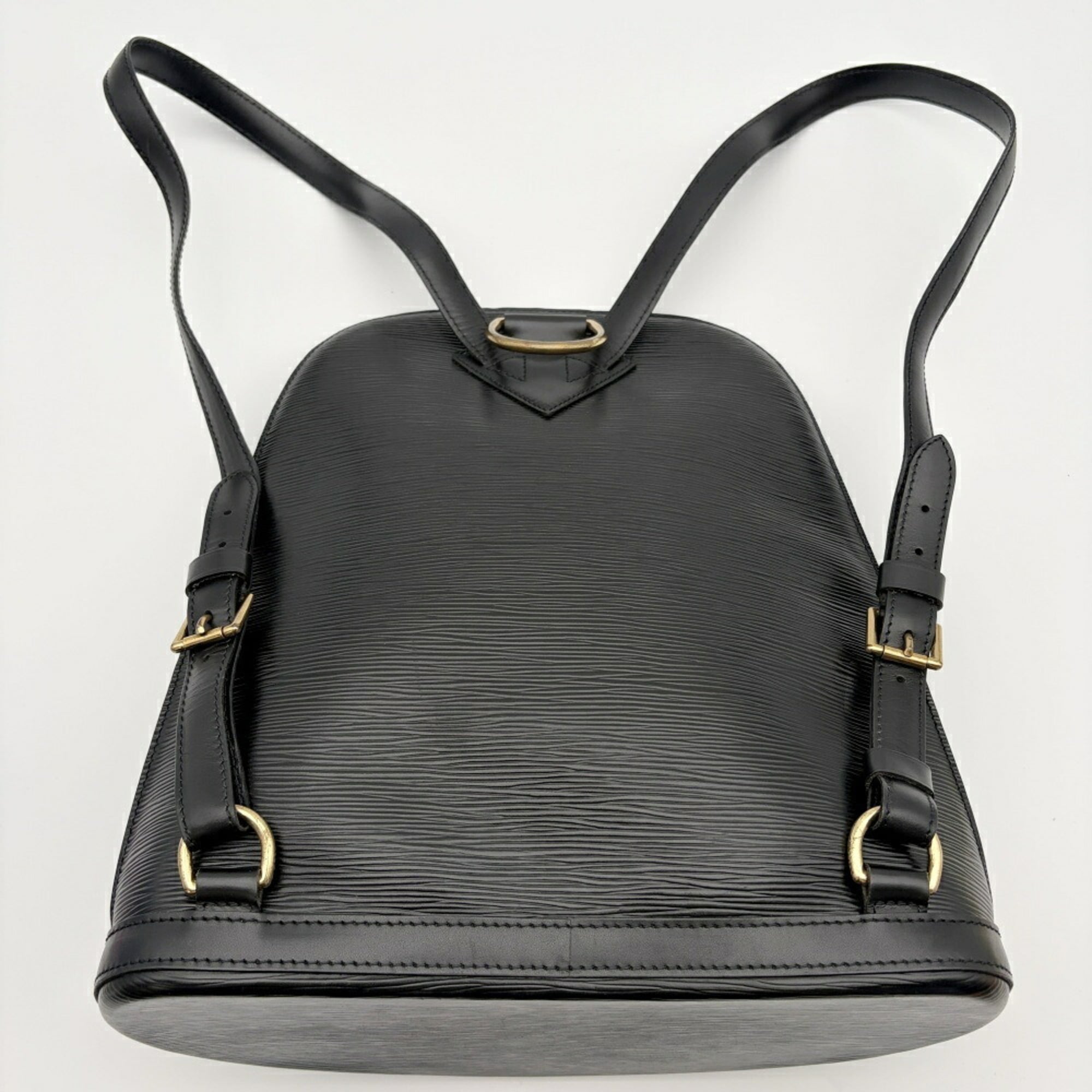 Louis Vuitton Noir Epi Leather Backpack (Pre-Owned)