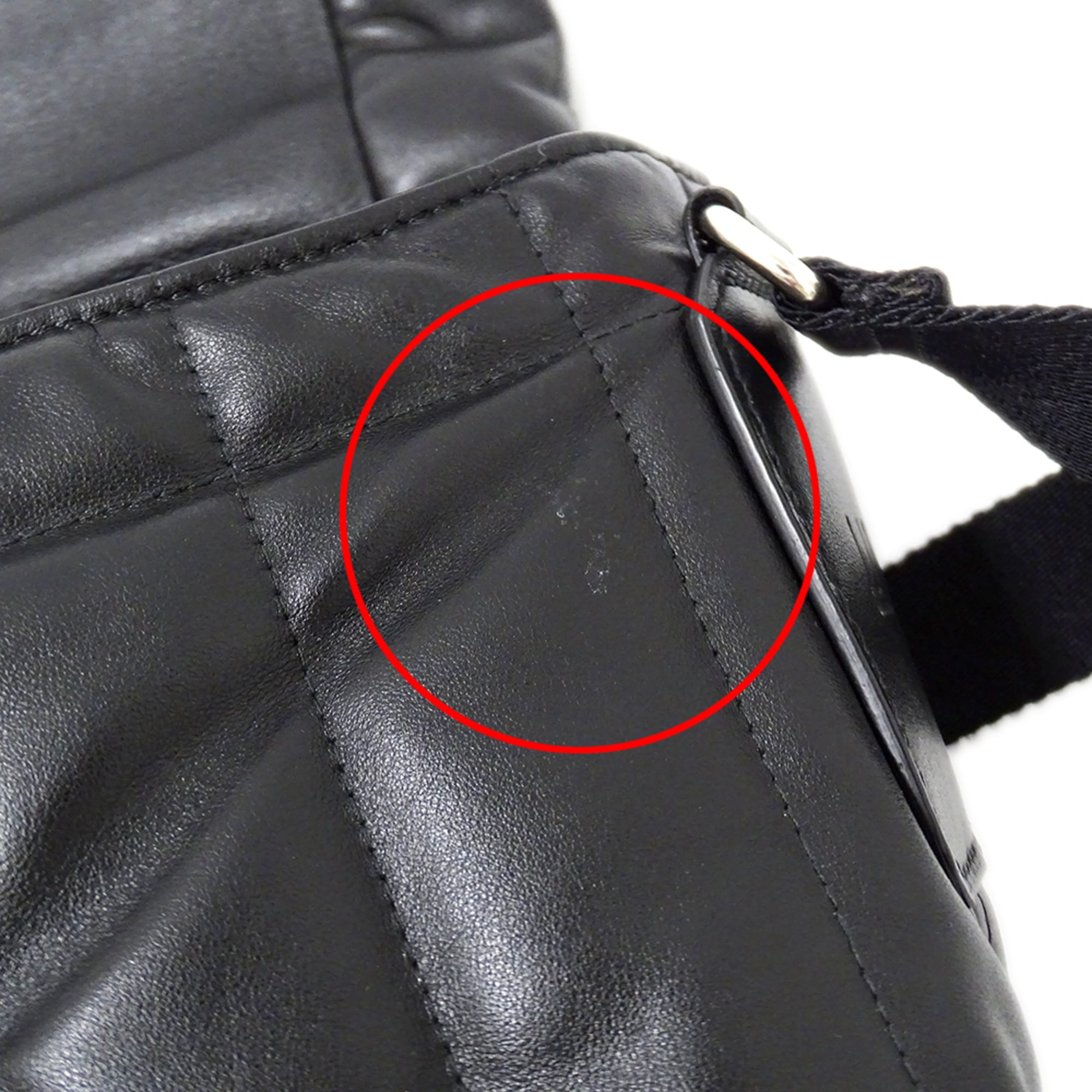 Dunhill Black Leather Handbag Shoulder Bag (Pre-Owned)