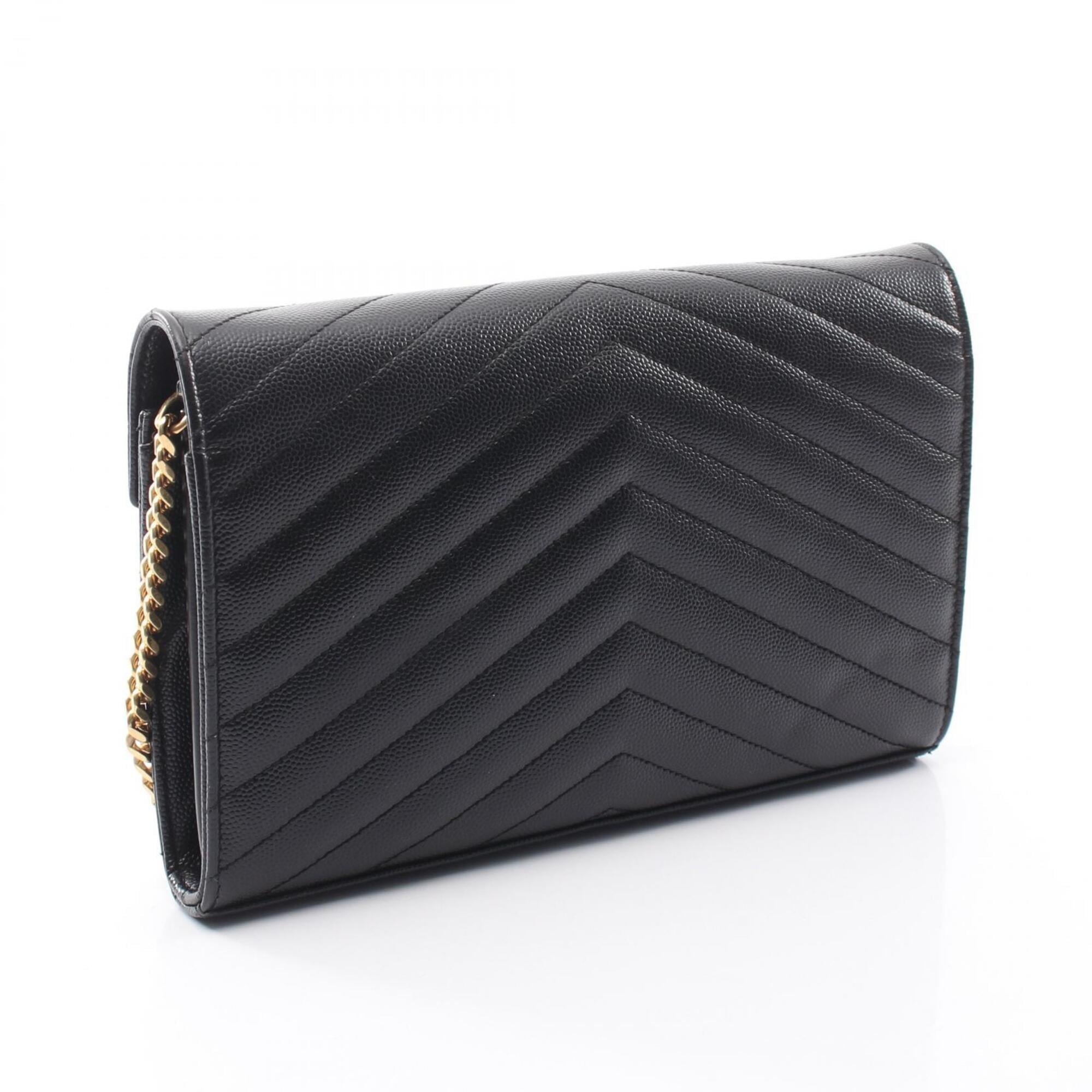Saint Laurent Black Leather Handbag Shoulder Bag (Pre-Owned)