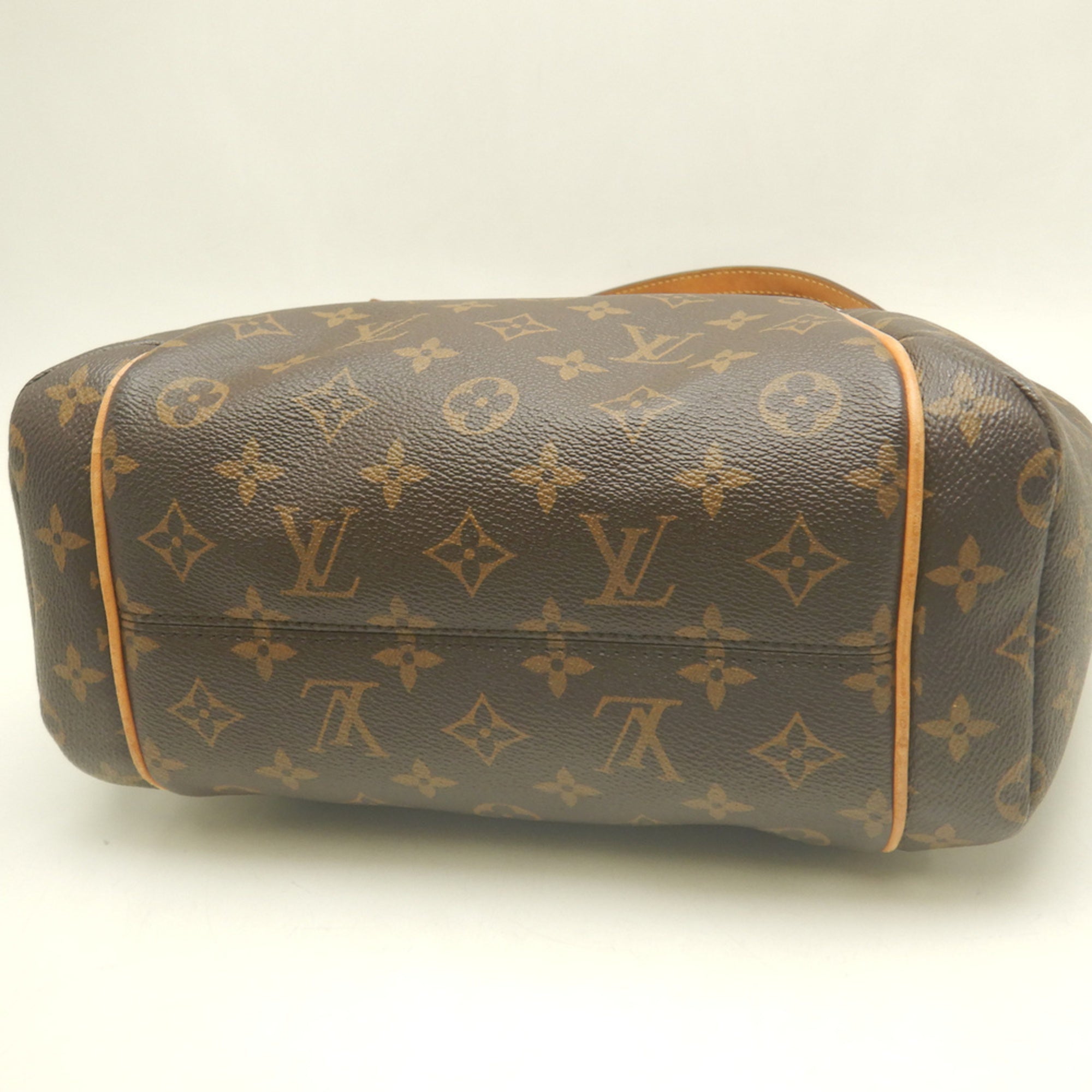 Louis Vuitton Black Brown Monogram Monogram Canvas Tote Bag (Pre-Owned)
