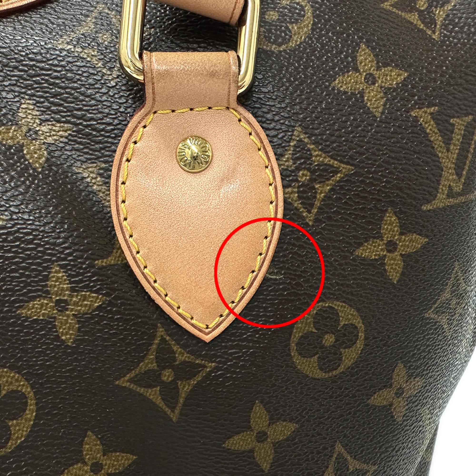 Louis Vuitton Brown Monogram Canvas Handbag Shoulder Bag (Pre-Owned)