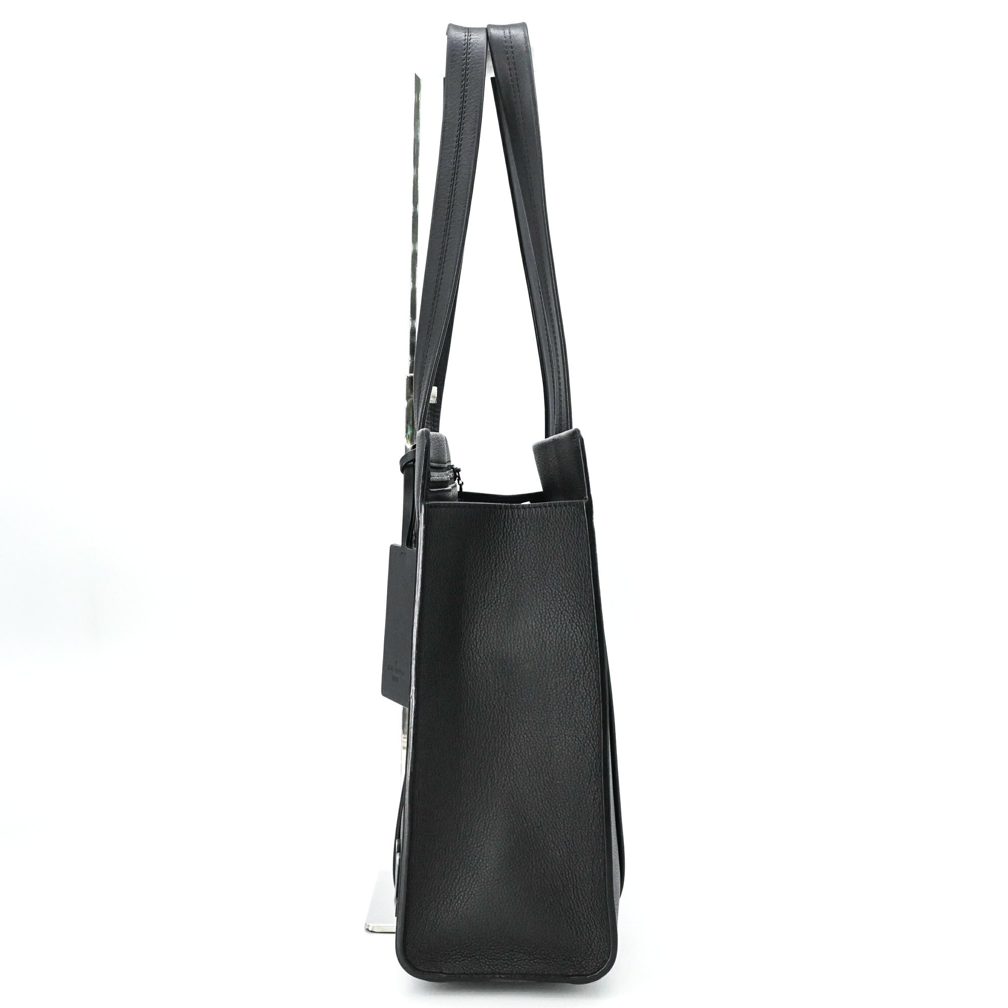 Louis Vuitton Black Leather Tote Bag (Pre-Owned)