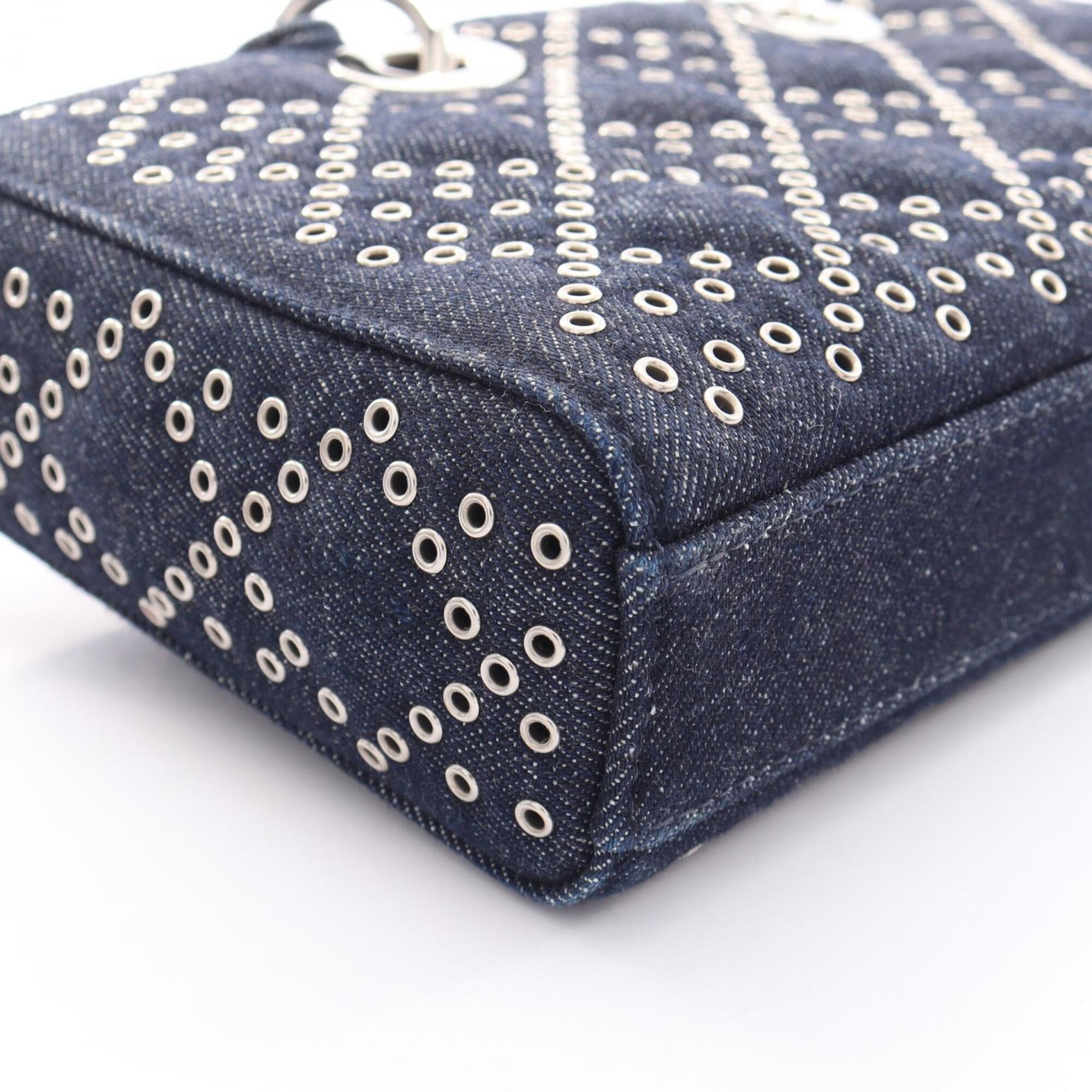 Christian Dior Navy Denim Handbag (Pre-Owned)