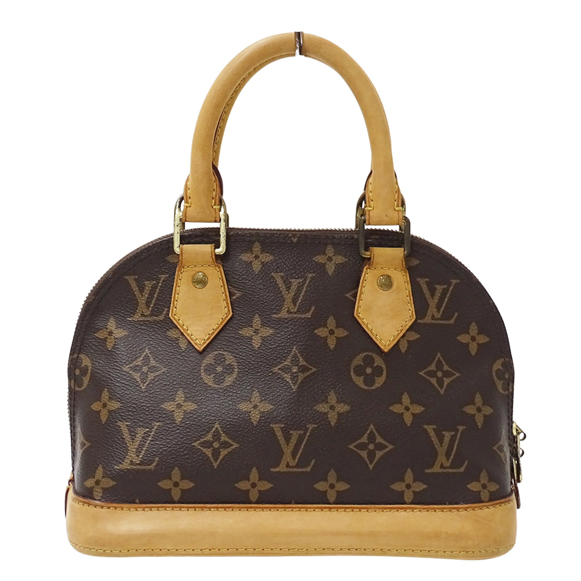 Louis Vuitton Brown Monogram Canvas Handbag Shoulder Bag (Pre-Owned)