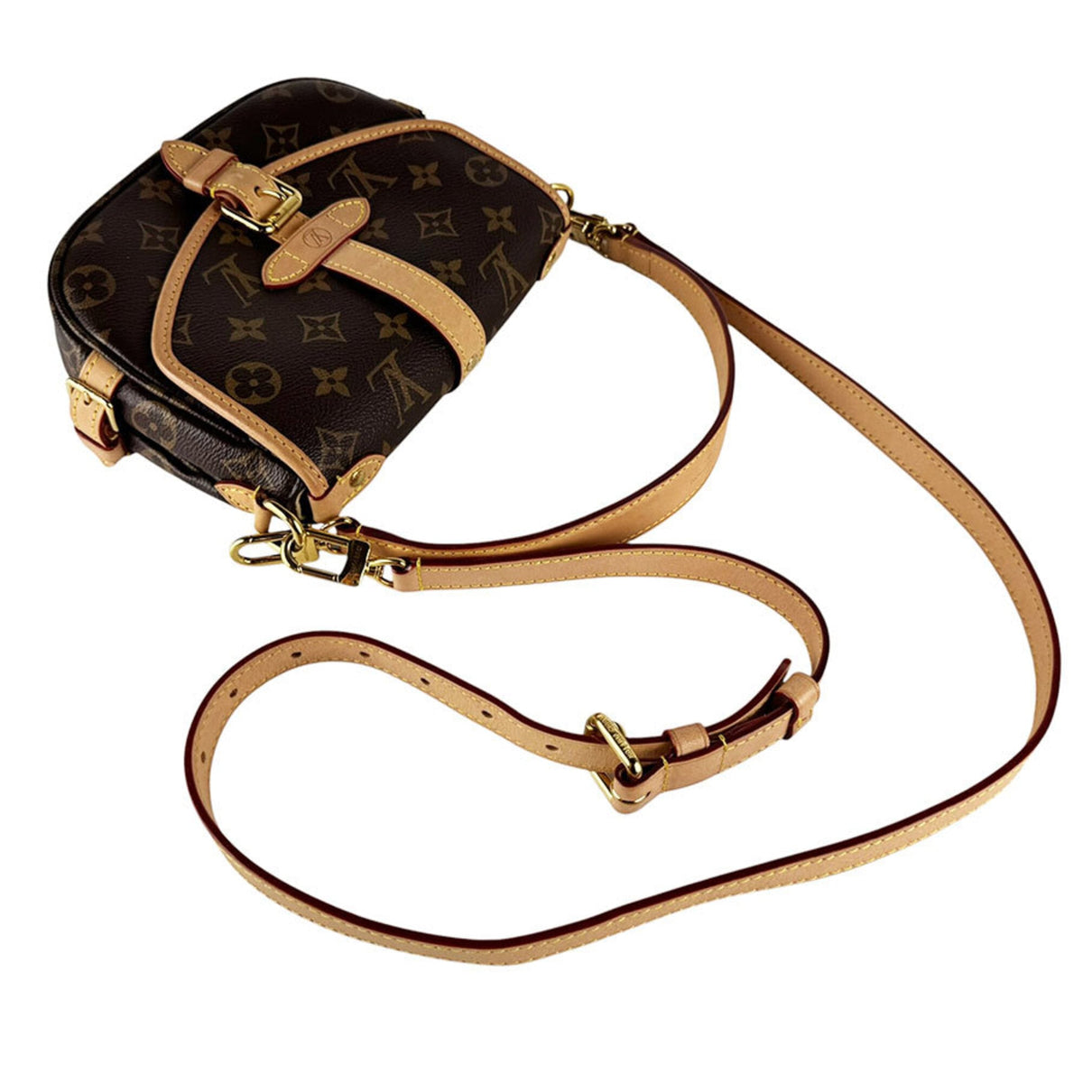 Louis Vuitton Brown Monogram Monogram Handbag Shoulder Bag (Pre-Owned)