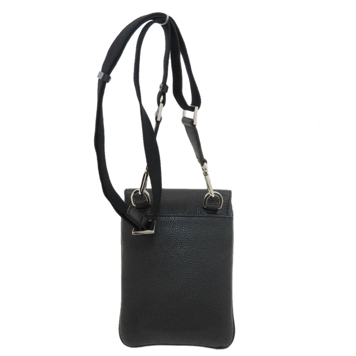 Jimmy Choo Black Leather Shoulder Bag (Pre-Owned)