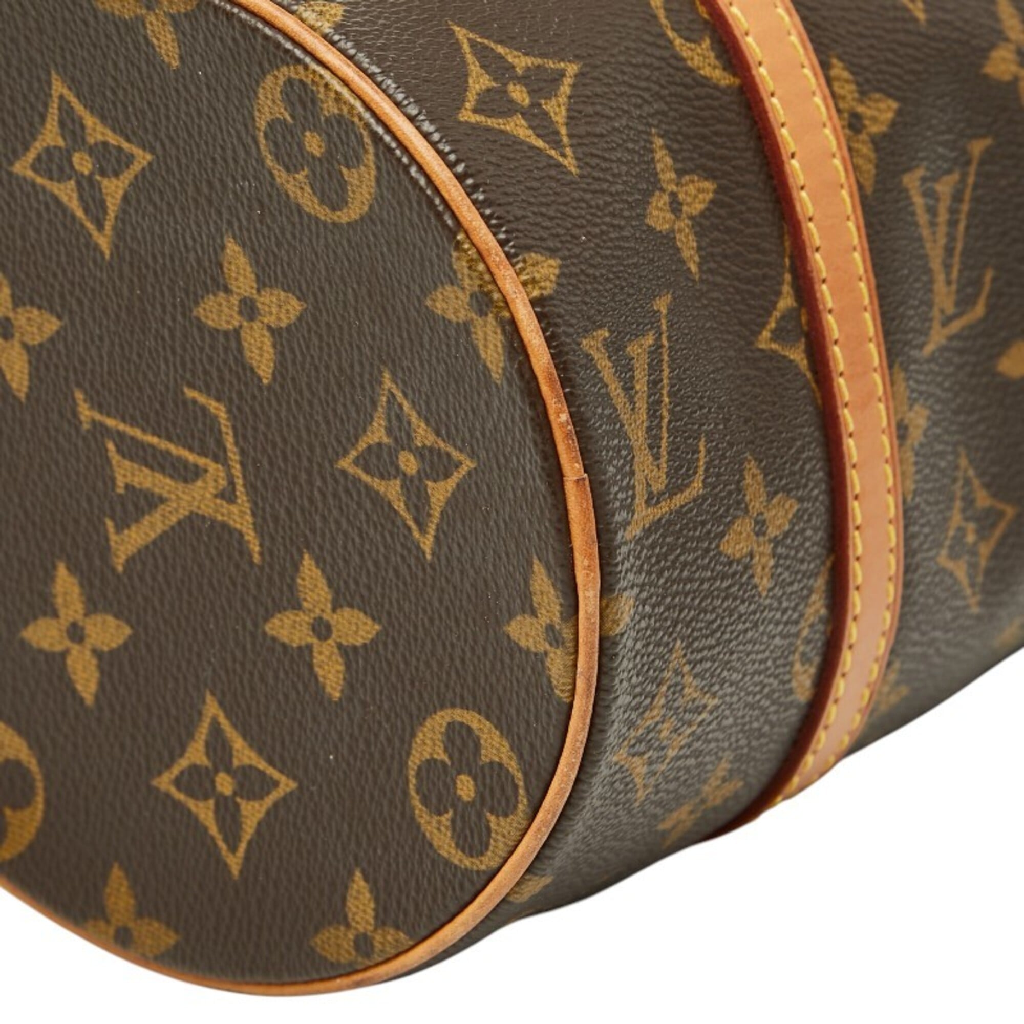 Louis Vuitton Monogram Brown Pvc Leather Handbag (Pre-Owned)