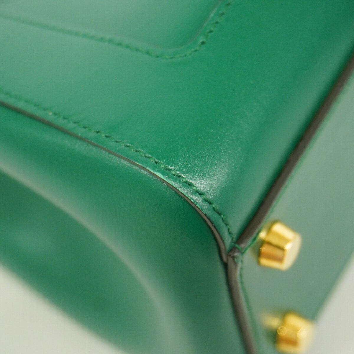 Gucci Green Leather Handbag (Pre-Owned)