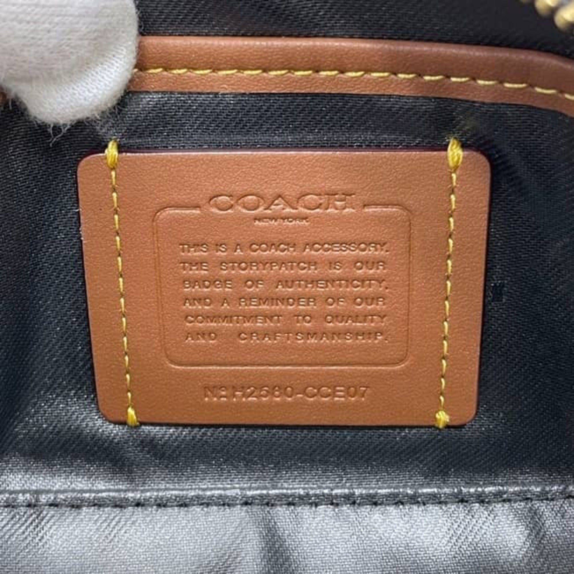 Coach Black Leather Pouch (Pre-Owned)
