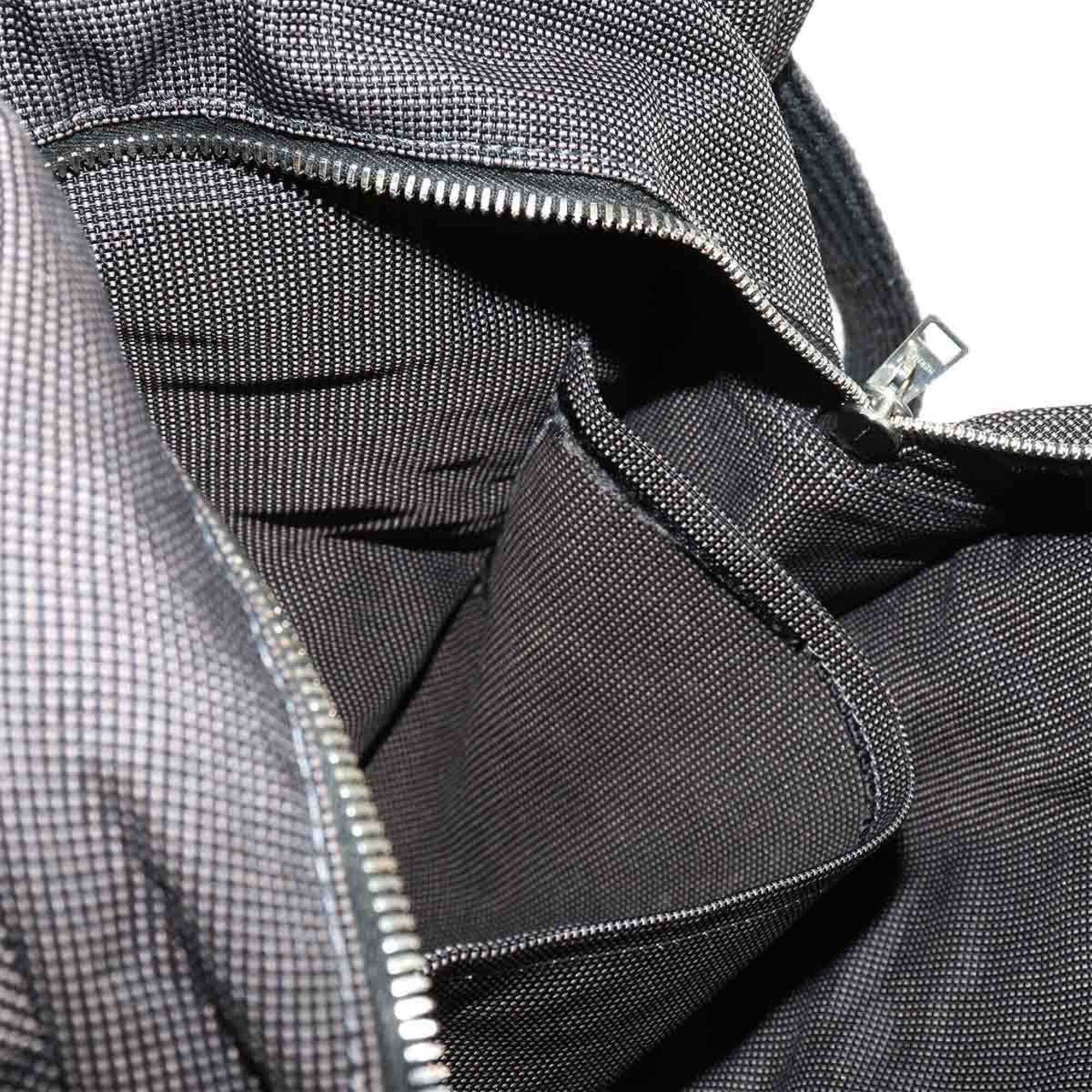 Hermes Gray Canvas Backpack (Pre-Owned)