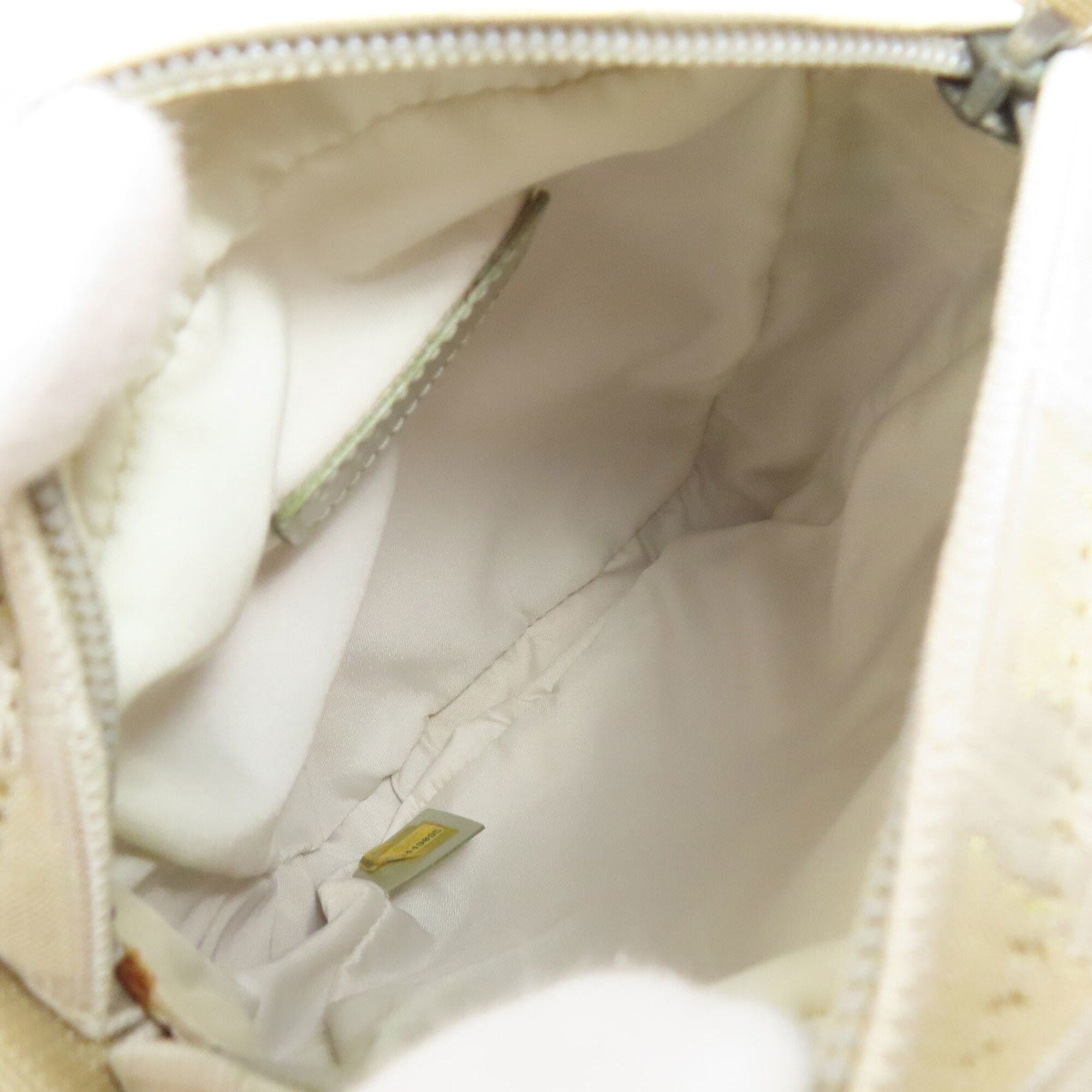 Chanel Beige Nylon Shoulder Bag (Pre-Owned)