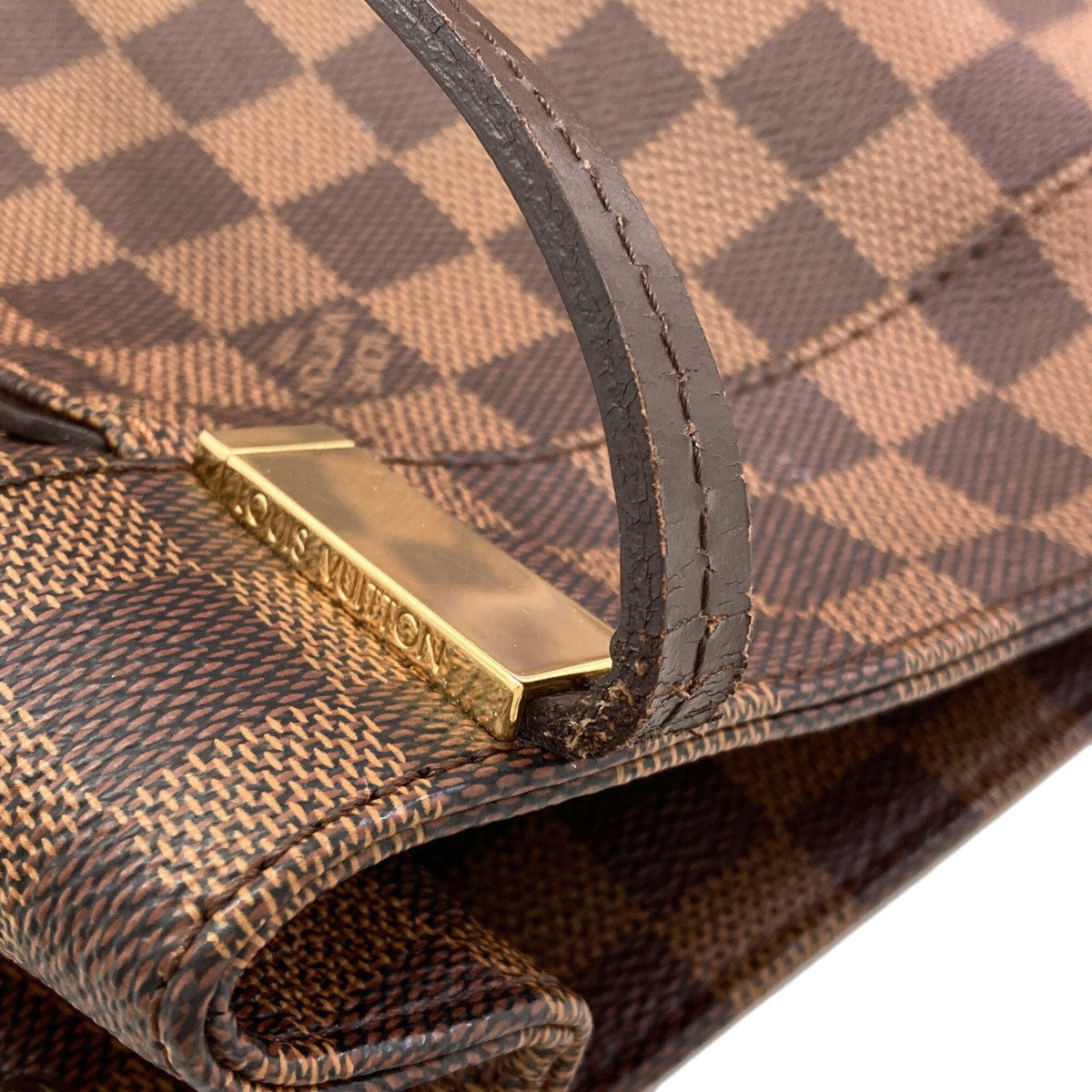 Louis Vuitton Brown Damier Canvas Ebene Damier Canvas Handbag (Pre-Owned)