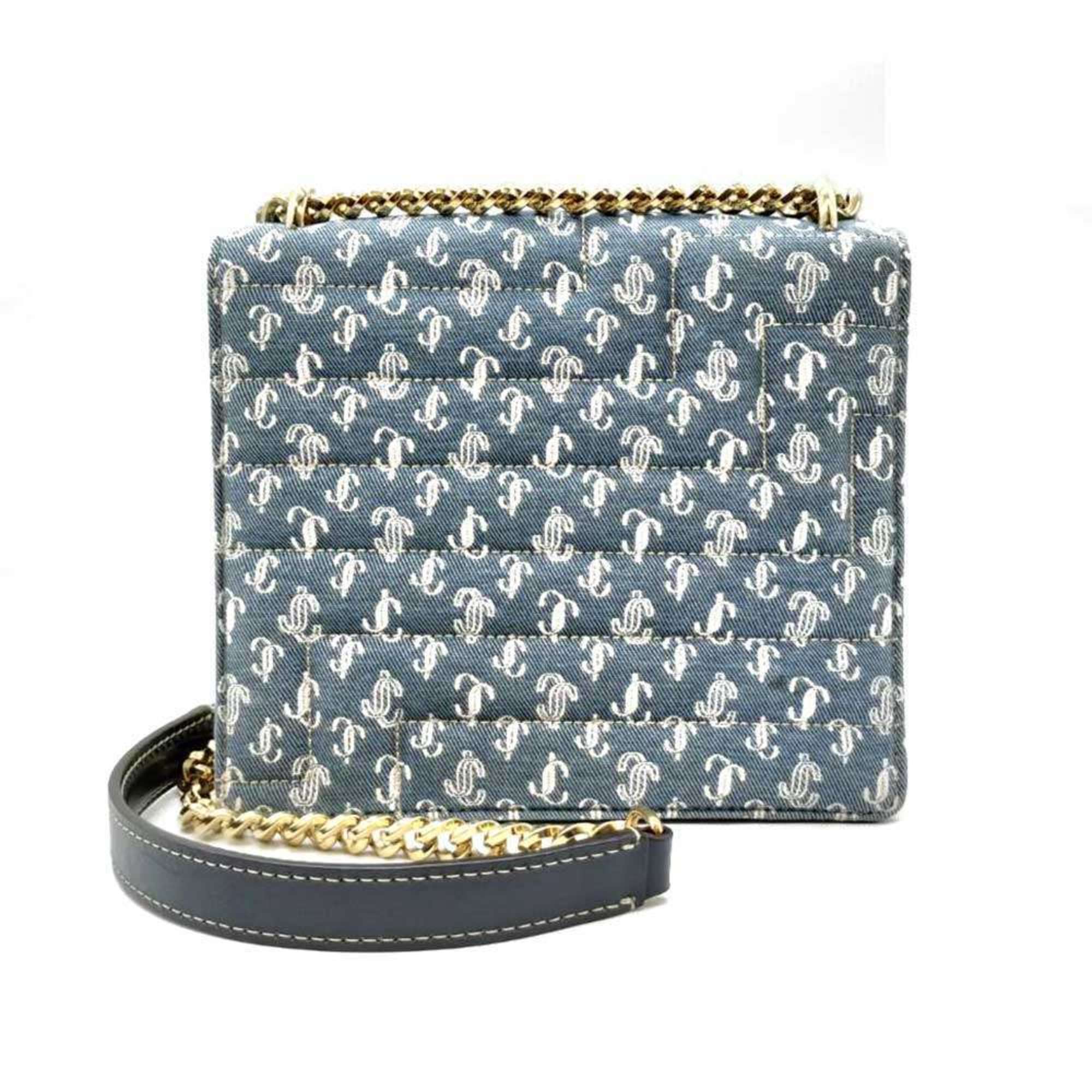 Jimmy Choo Blue Denim Shoulder Bag (Pre-Owned)