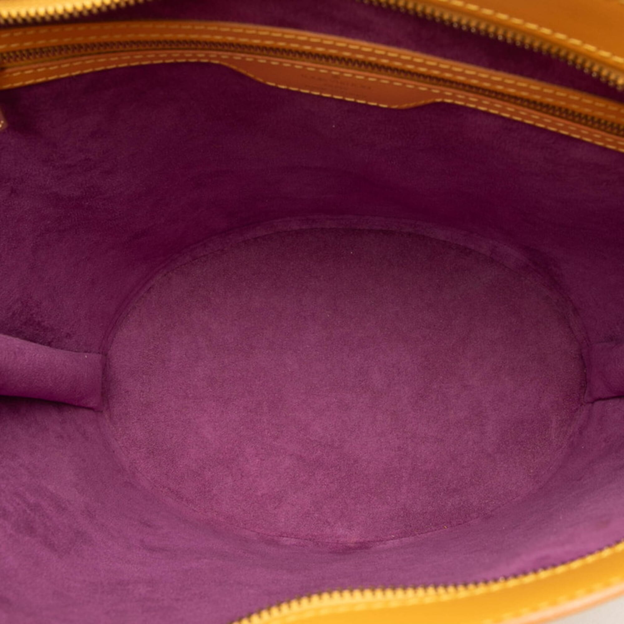 Louis Vuitton Yellow Leather Shoulder Bag Tote Bag (Pre-Owned)