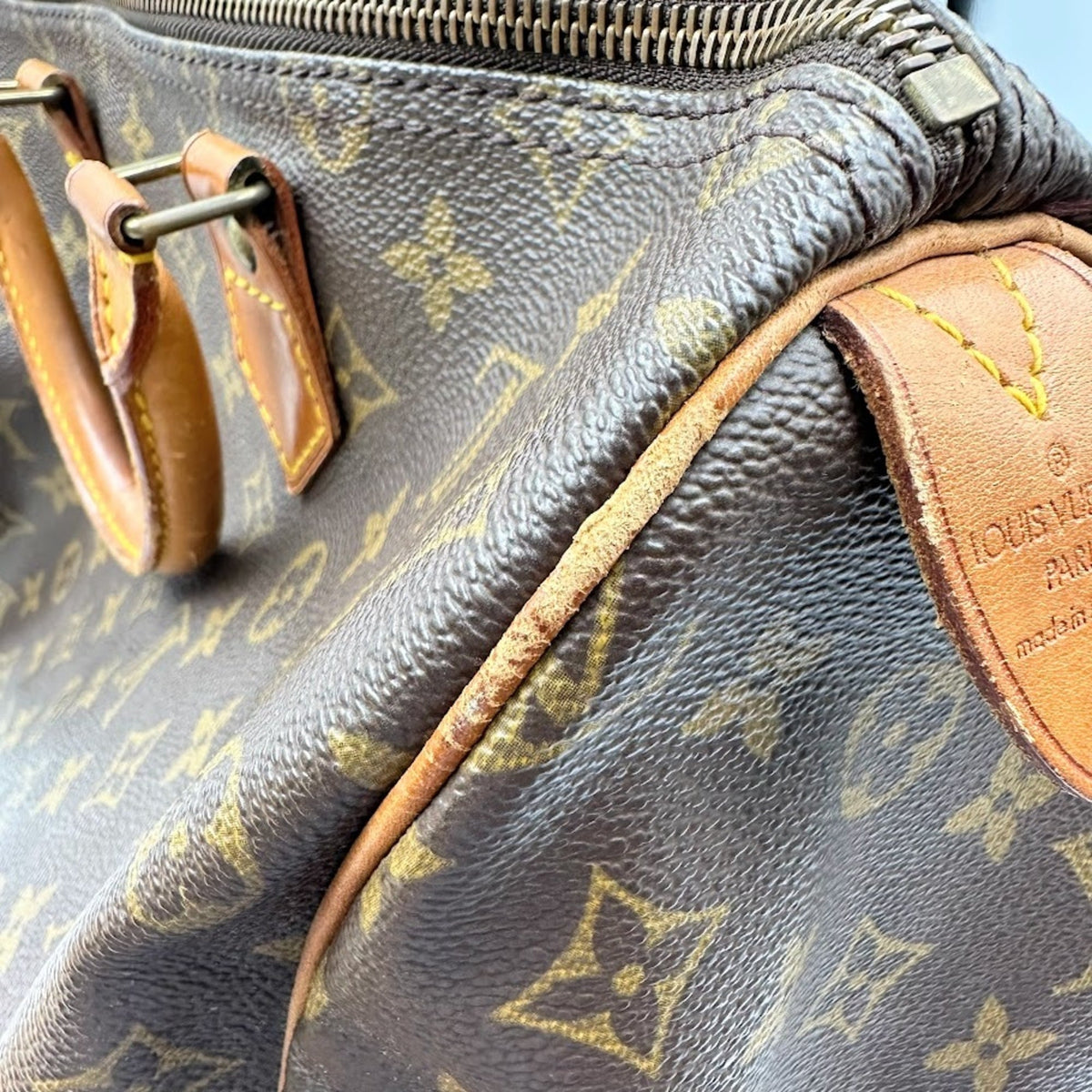 Louis Vuitton Monogram Brown Pvc Boston Bag Handbag (Pre-Owned)