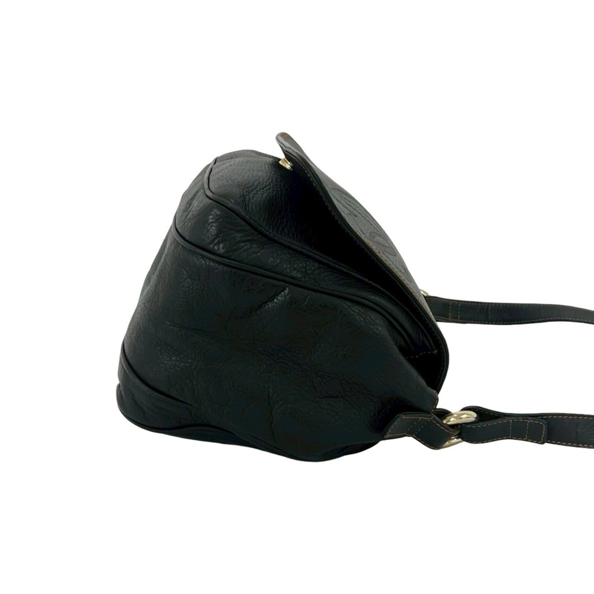 Loewe Brown Leather Pochette Shoulder Bag (Pre-Owned)