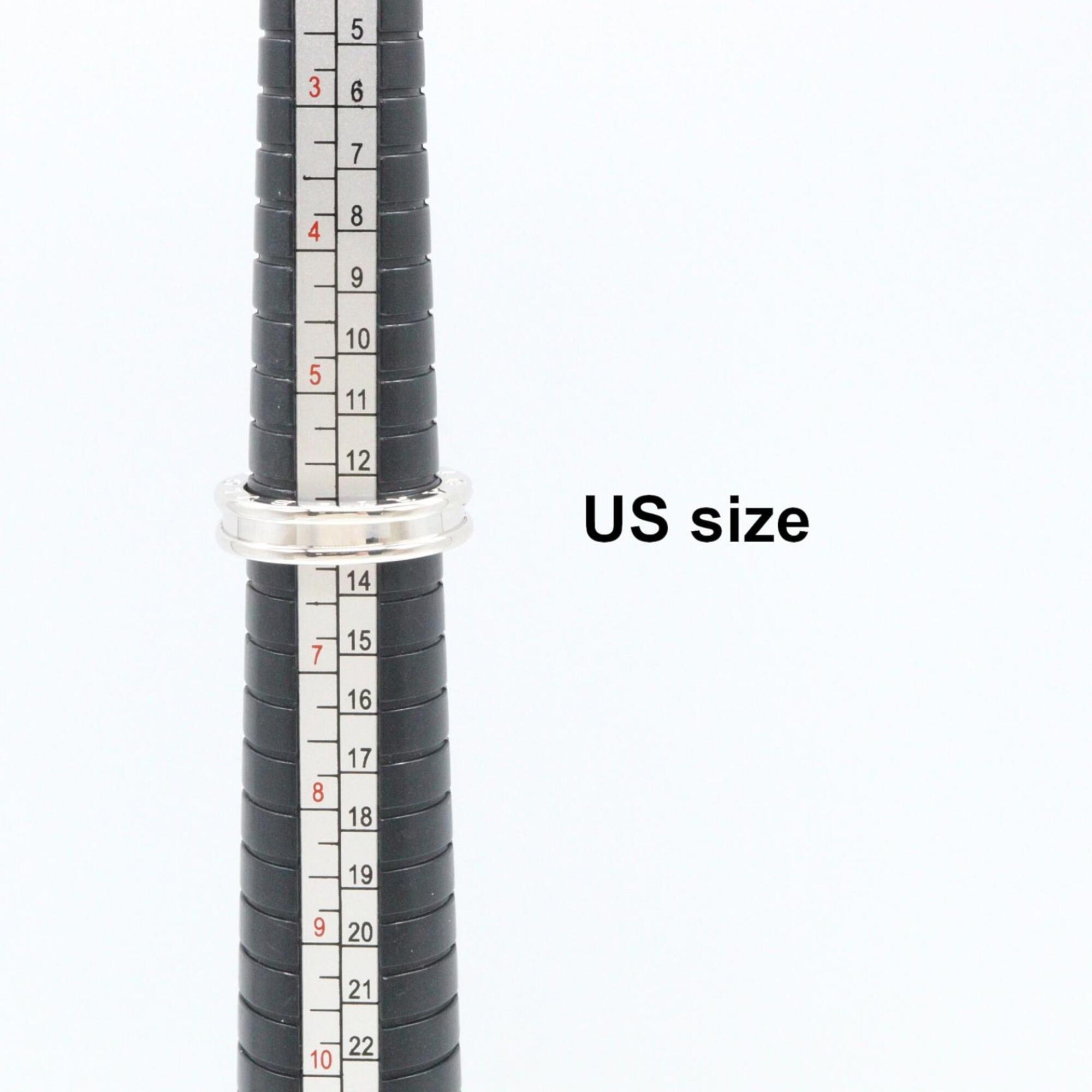Bvlgari Silver White Gold (18K) Band Ring (Pre-Owned)