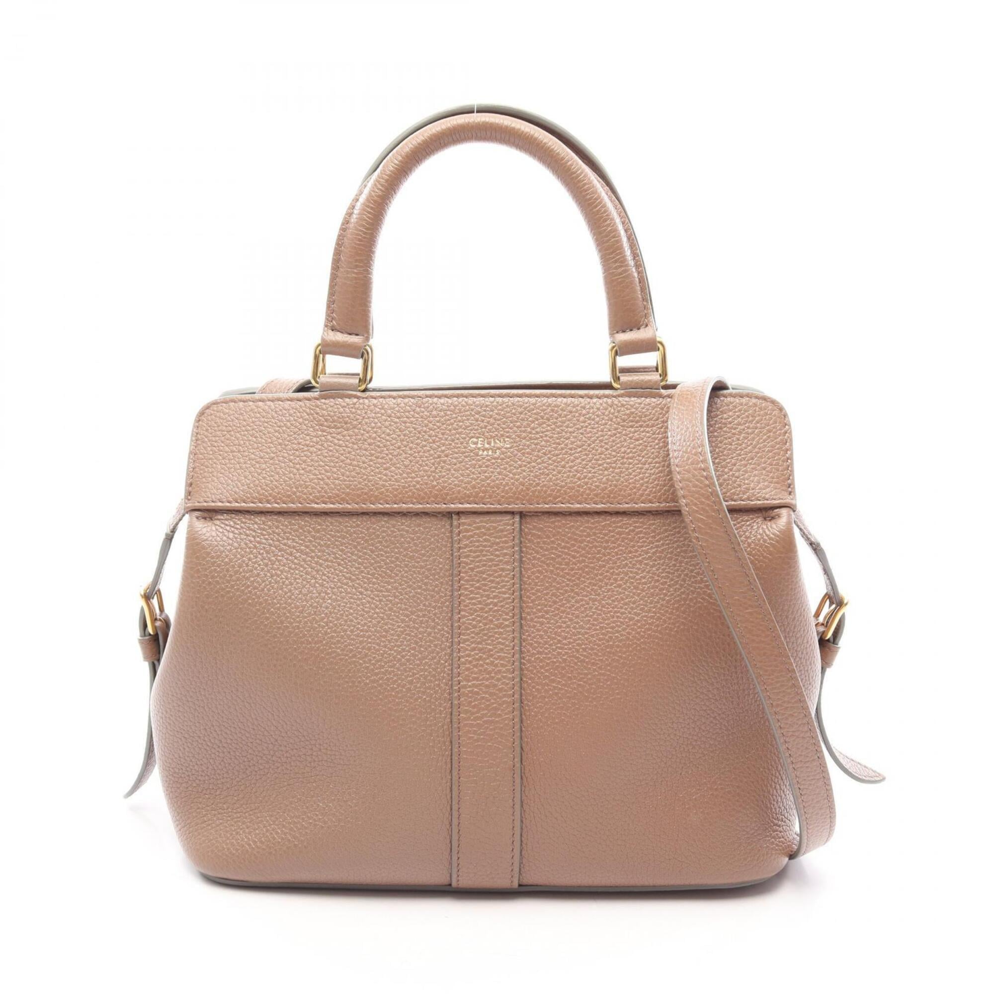Celine Brown Leather Handbag (Pre-Owned)