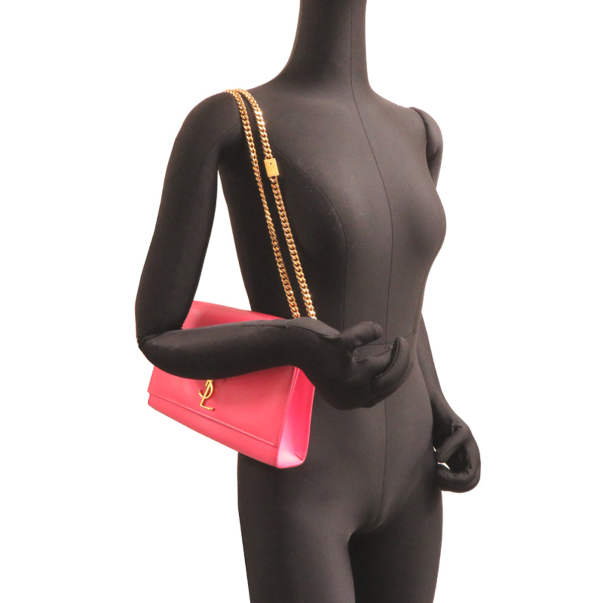 Saint Laurent Pink Leather Shoulder Bag (Pre-Owned)