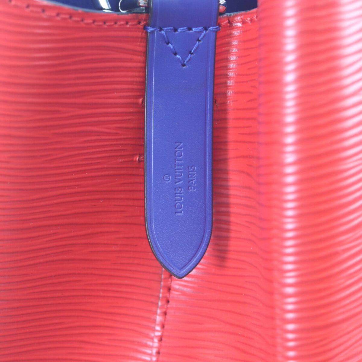 Louis Vuitton Blue Red Color Epi Leather Shoulder Bag (Pre-Owned)