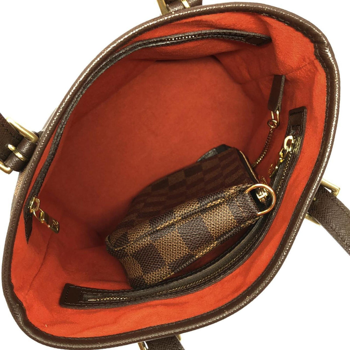 Louis Vuitton Brown Coated Canvas Shoulder Bag (Pre-Owned)