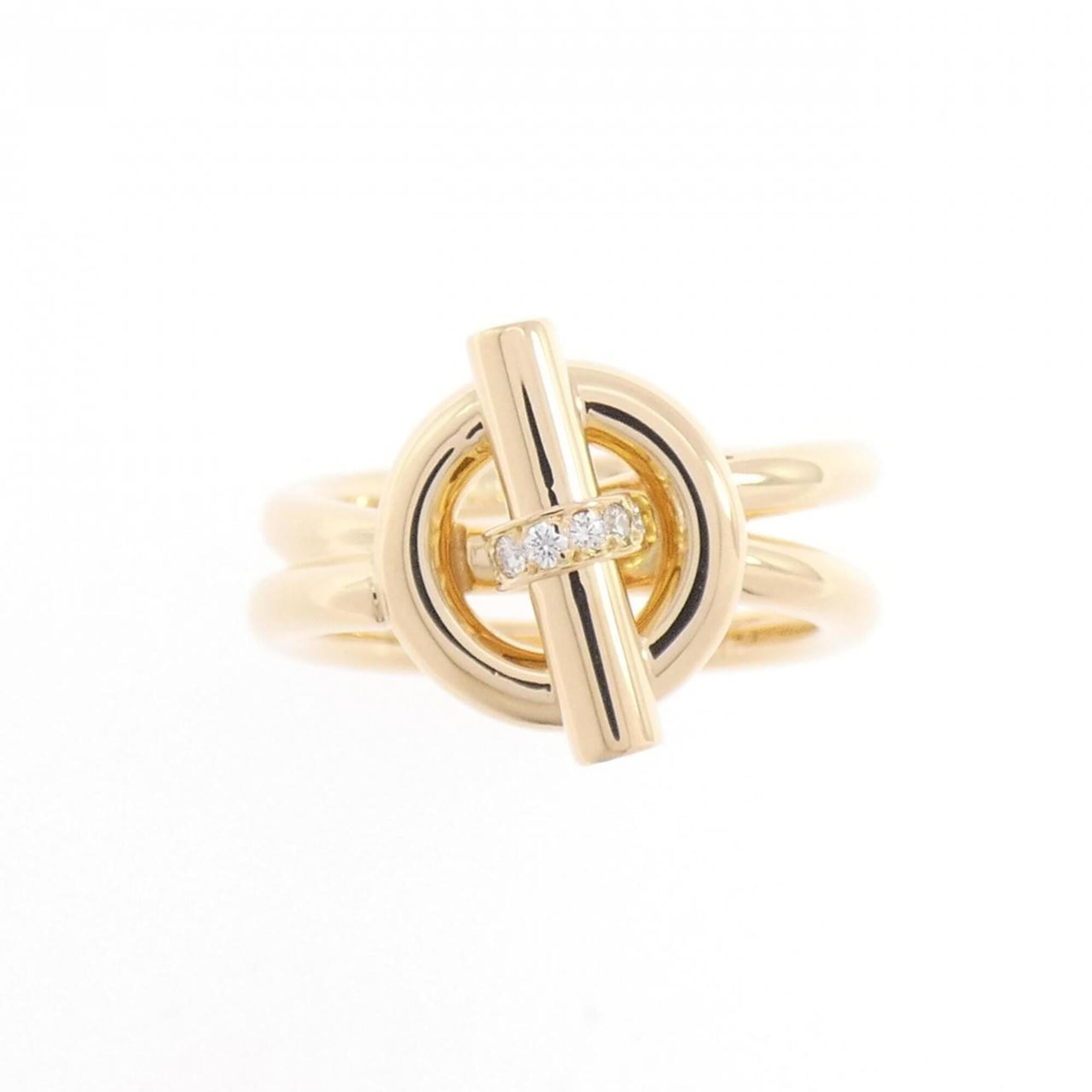 Hermes Yellow Gold (18K) Band Ring (Pre-Owned)