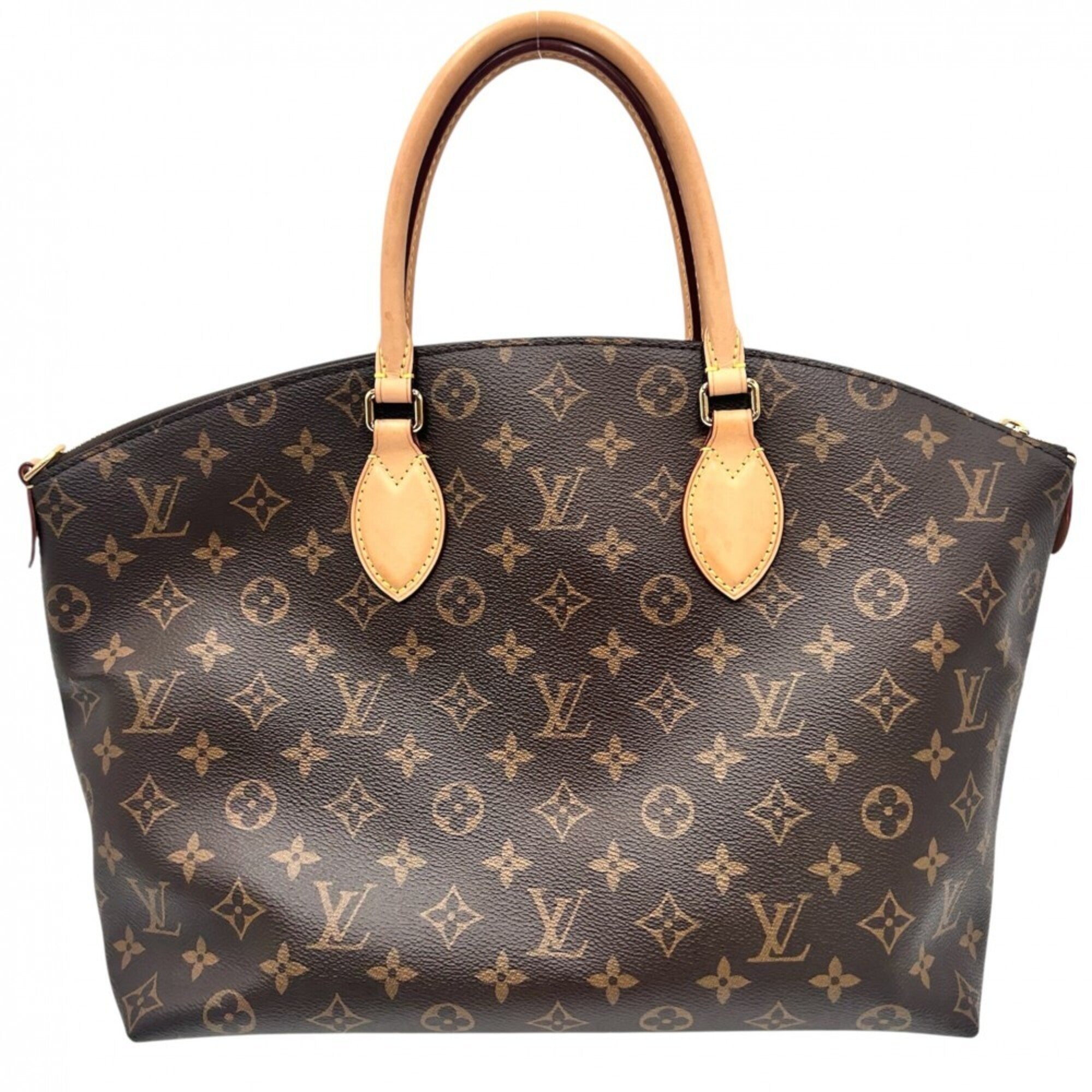 Louis Vuitton Brown Monogram Canvas Handbag Shoulder Bag (Pre-Owned)