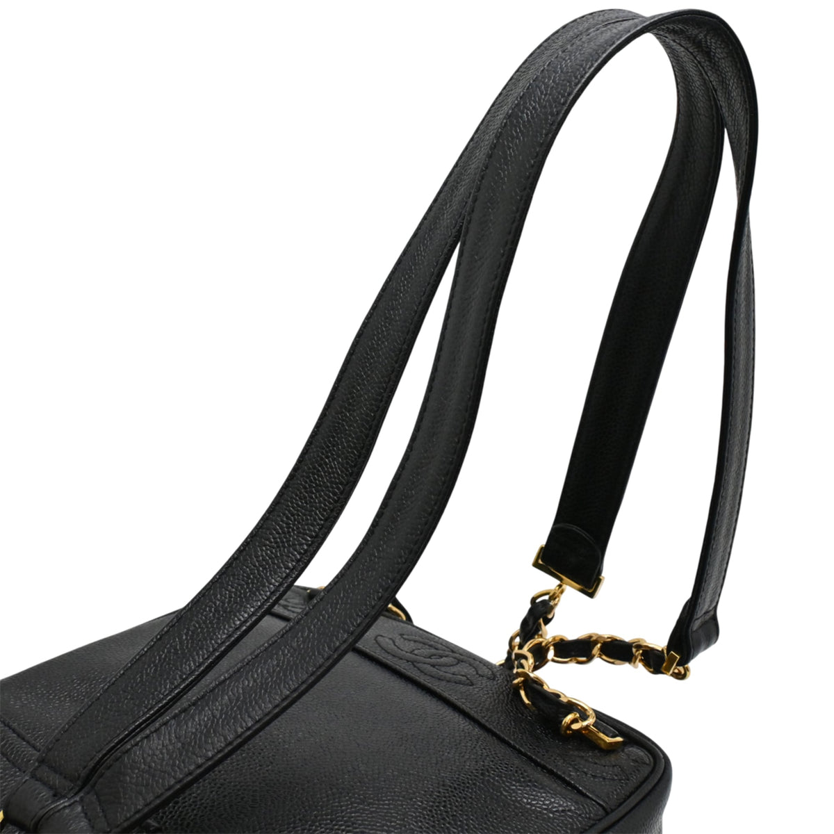 Chanel Black Grained Calfskin Backpack (Pre-Owned)
