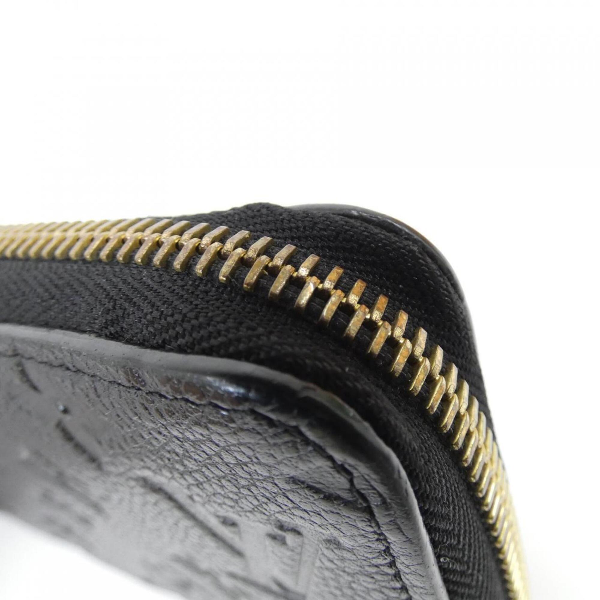 Louis Vuitton Monogram Empreinte Black Leather Long Wallet (Bi-Fold) (Pre-Owned)