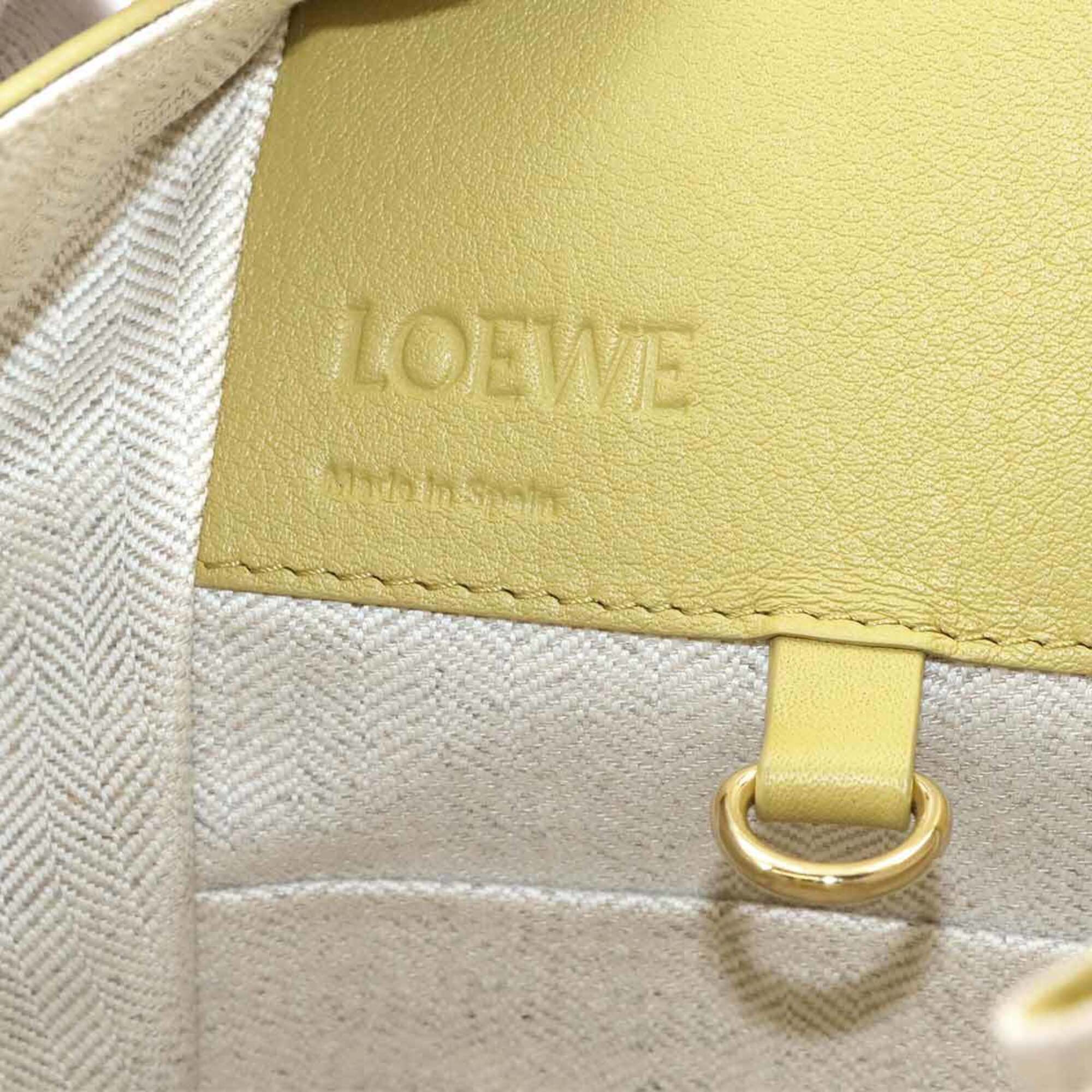 Loewe Yellow Leather Handbag (Pre-Owned)