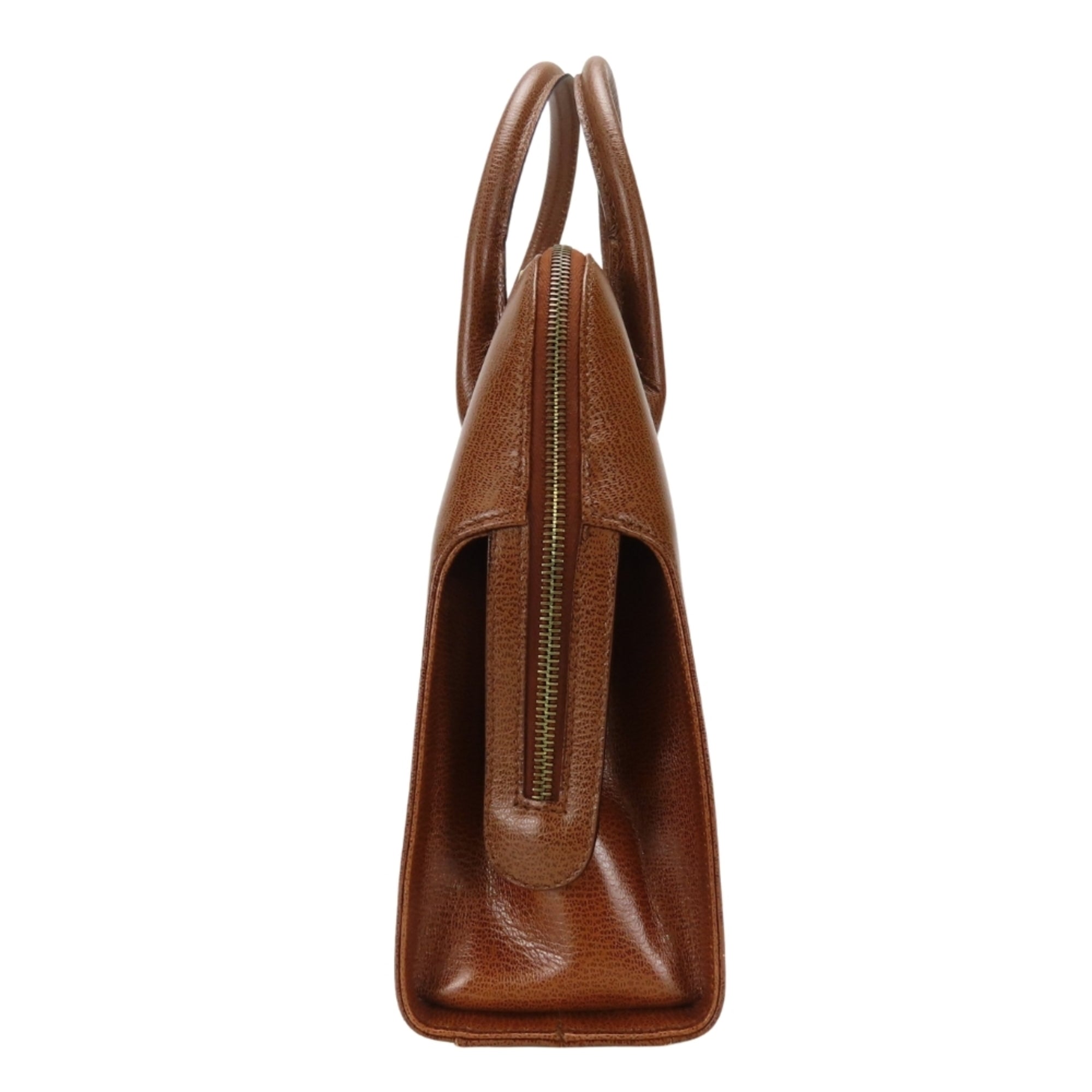 Salvatore Ferragamo Brown Leather Handbag (Pre-Owned)