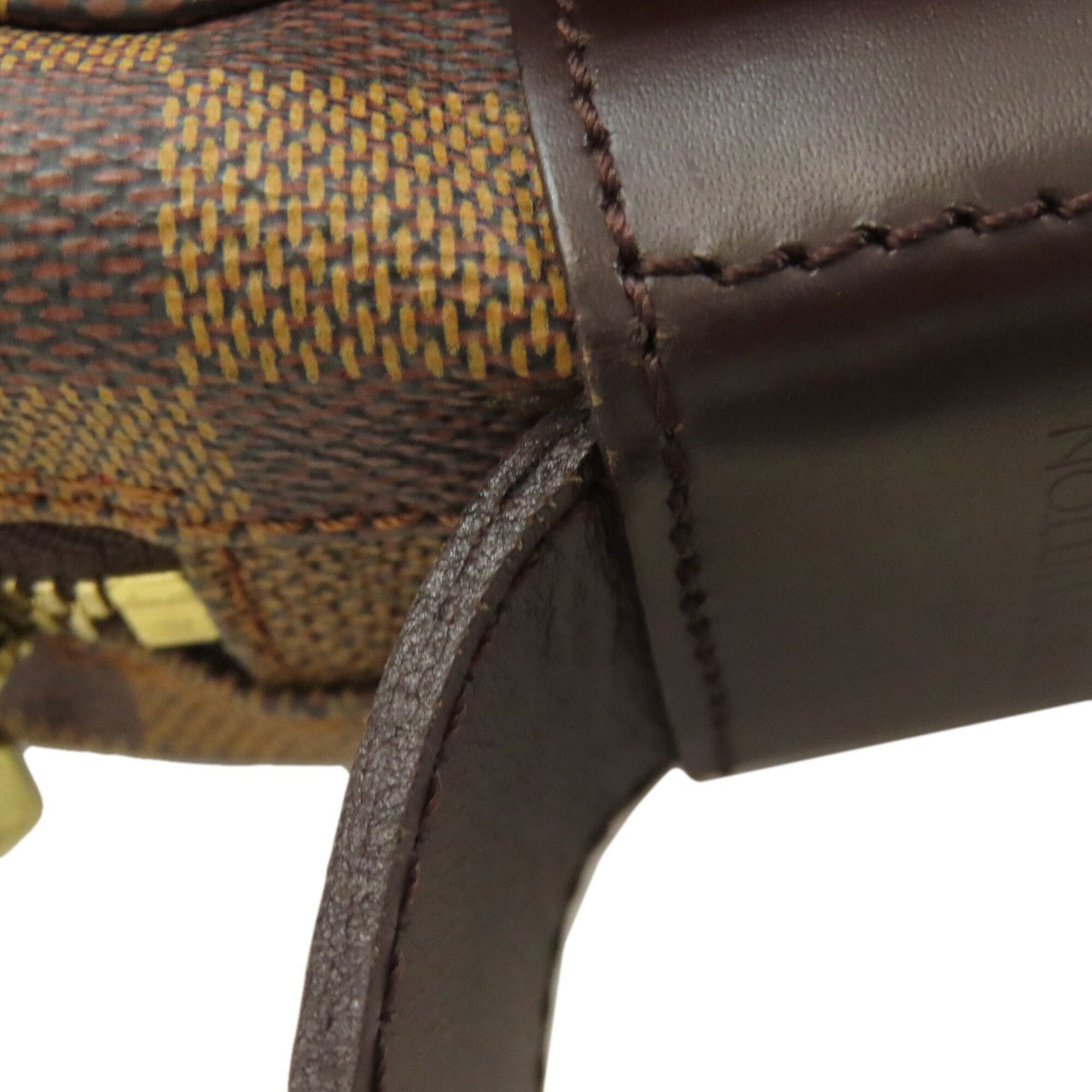 Louis Vuitton Damier Damier Canvas Ebene Damier Canvas Shoulder Bag (Pre-Owned)