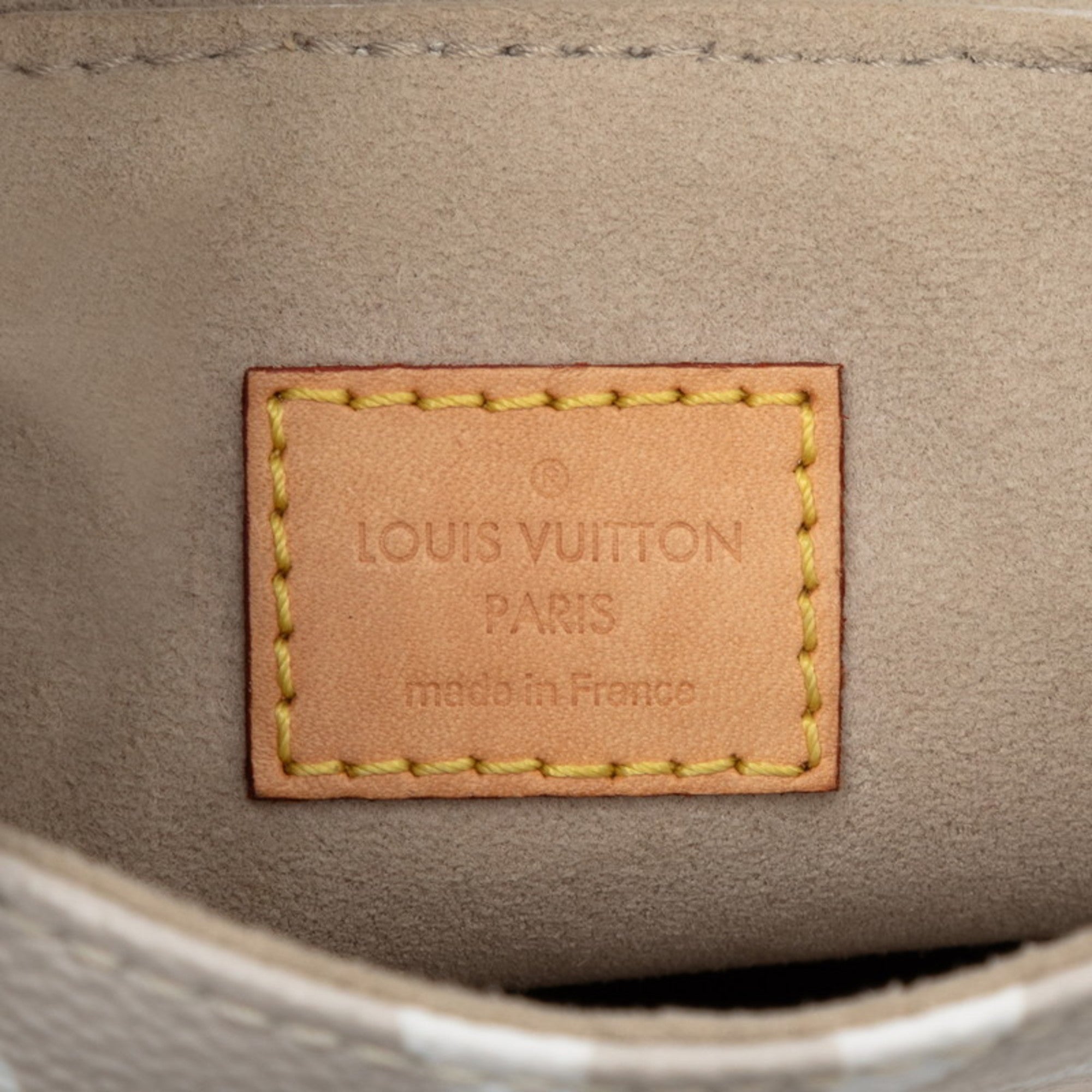 Louis Vuitton Gray Pink Pvc Leather Backpack (Pre-Owned)