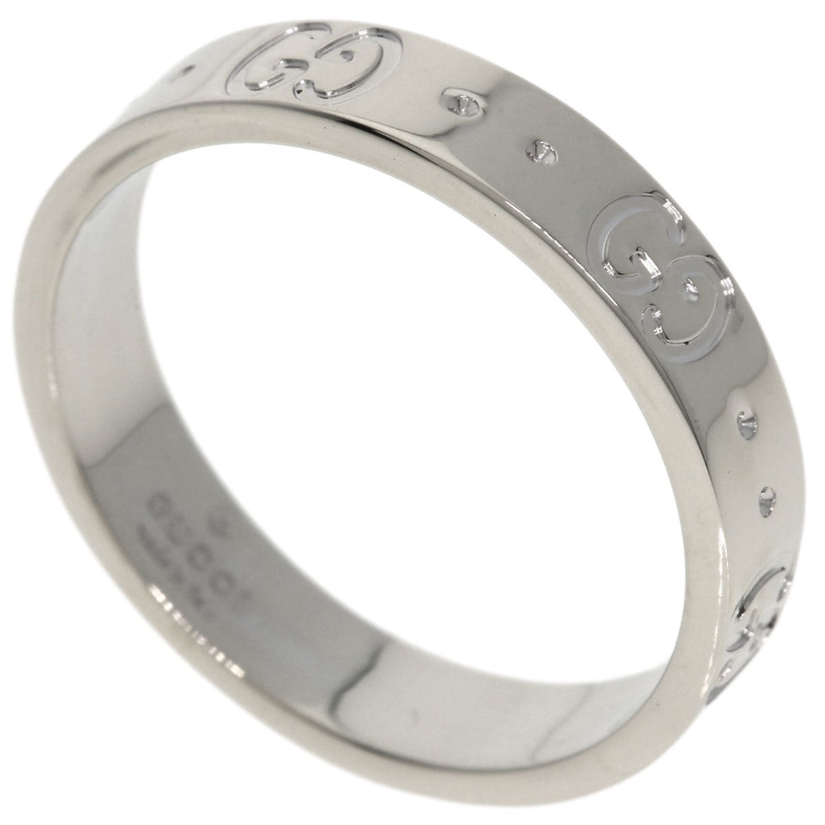 Gucci White Gold (18K) Band Ring (Pre-Owned)