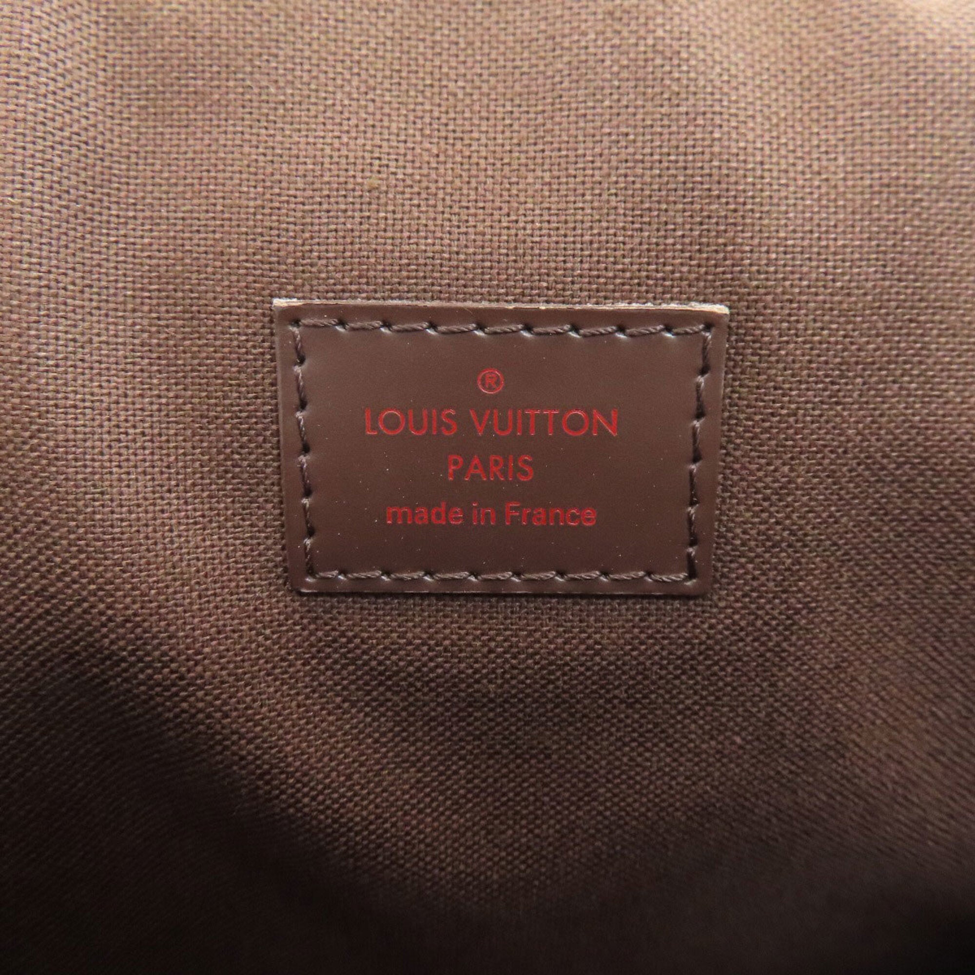 Louis Vuitton Damier Damier Canvas Ebene Damier Canvas Shoulder Bag (Pre-Owned)