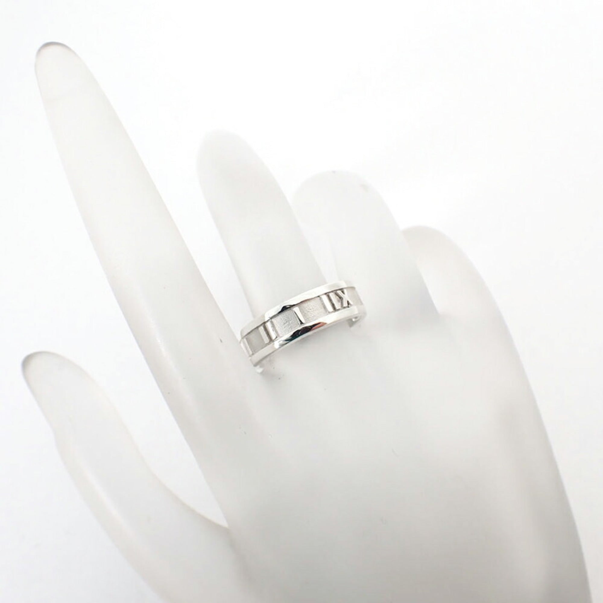 Tiffany Sterling Silver 925 Band Ring (Pre-Owned)