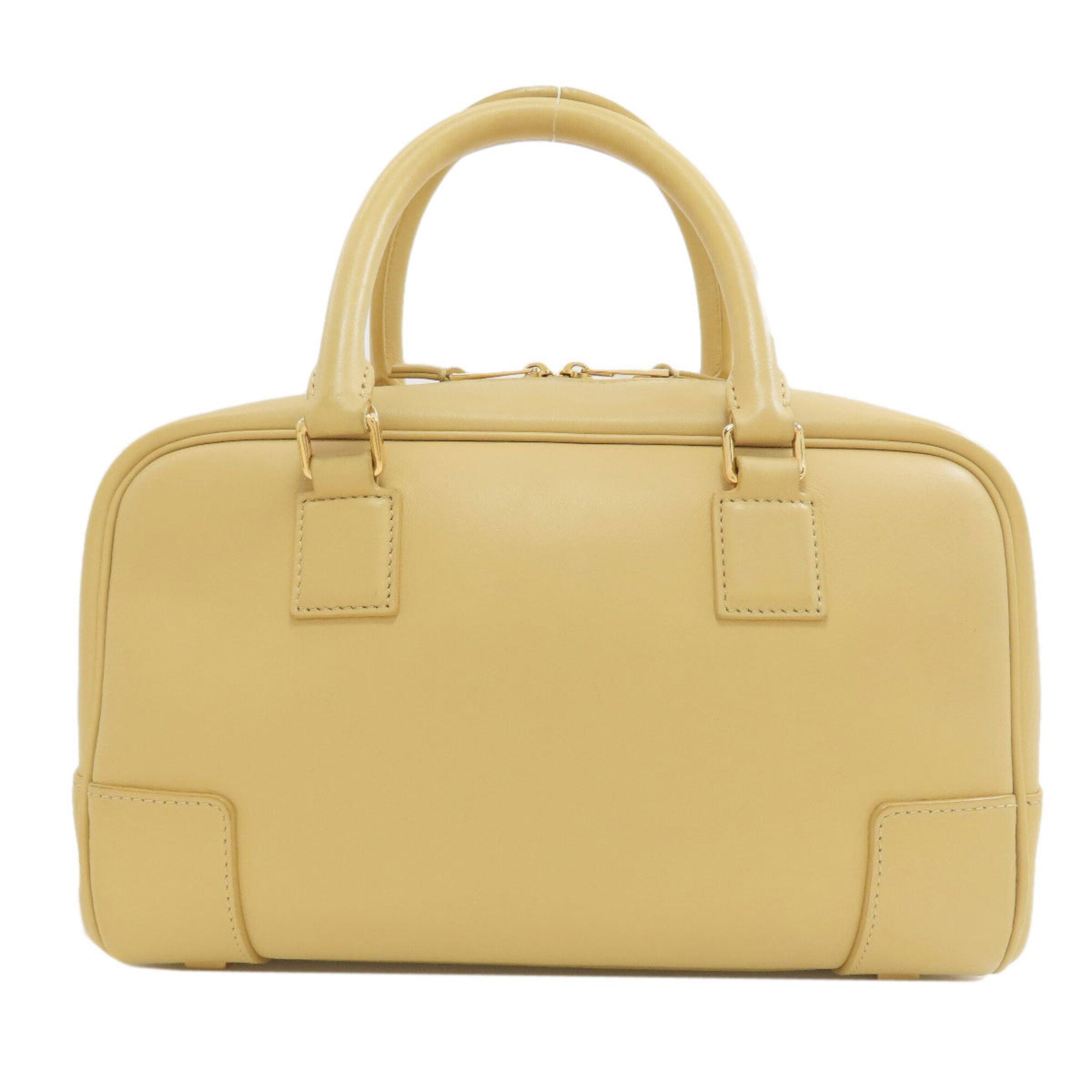 Loewe Amazona Yellow Leather Handbag (Pre-Owned)