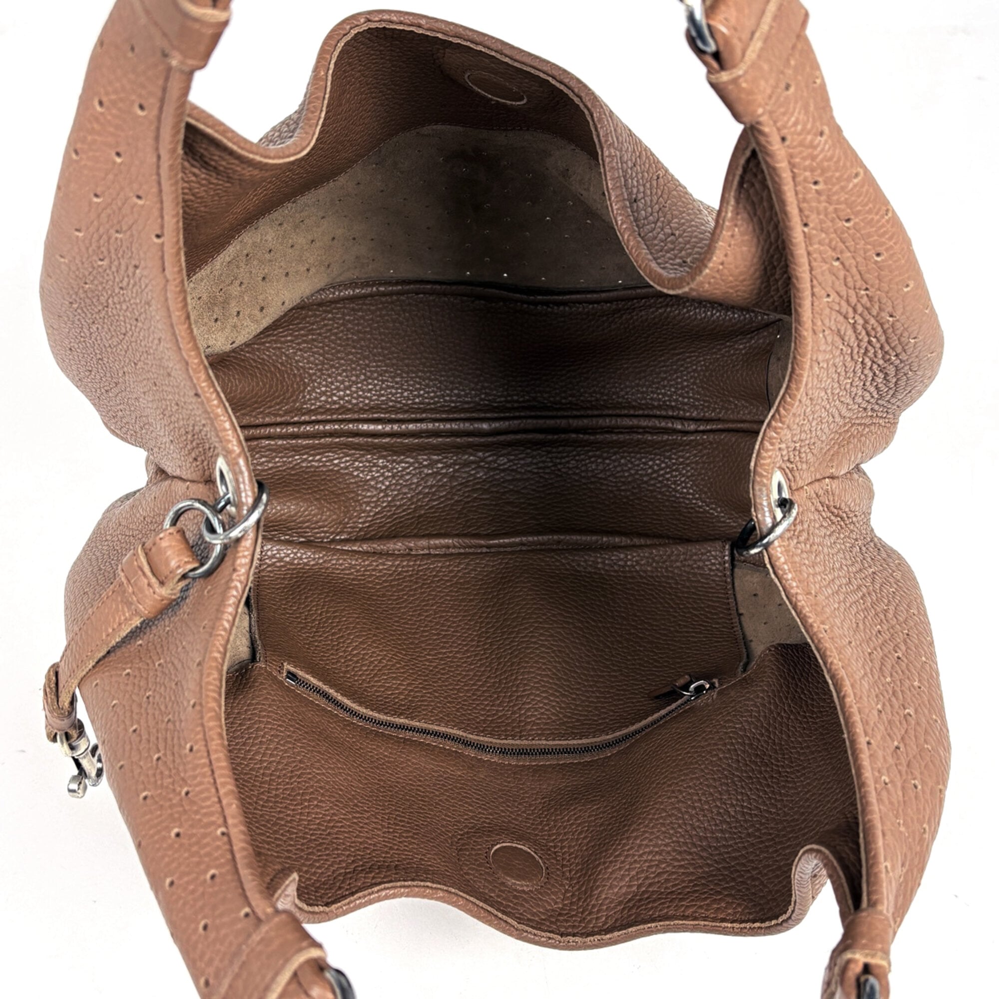 Bottega Veneta Brown Leather Shoulder Bag (Pre-Owned)