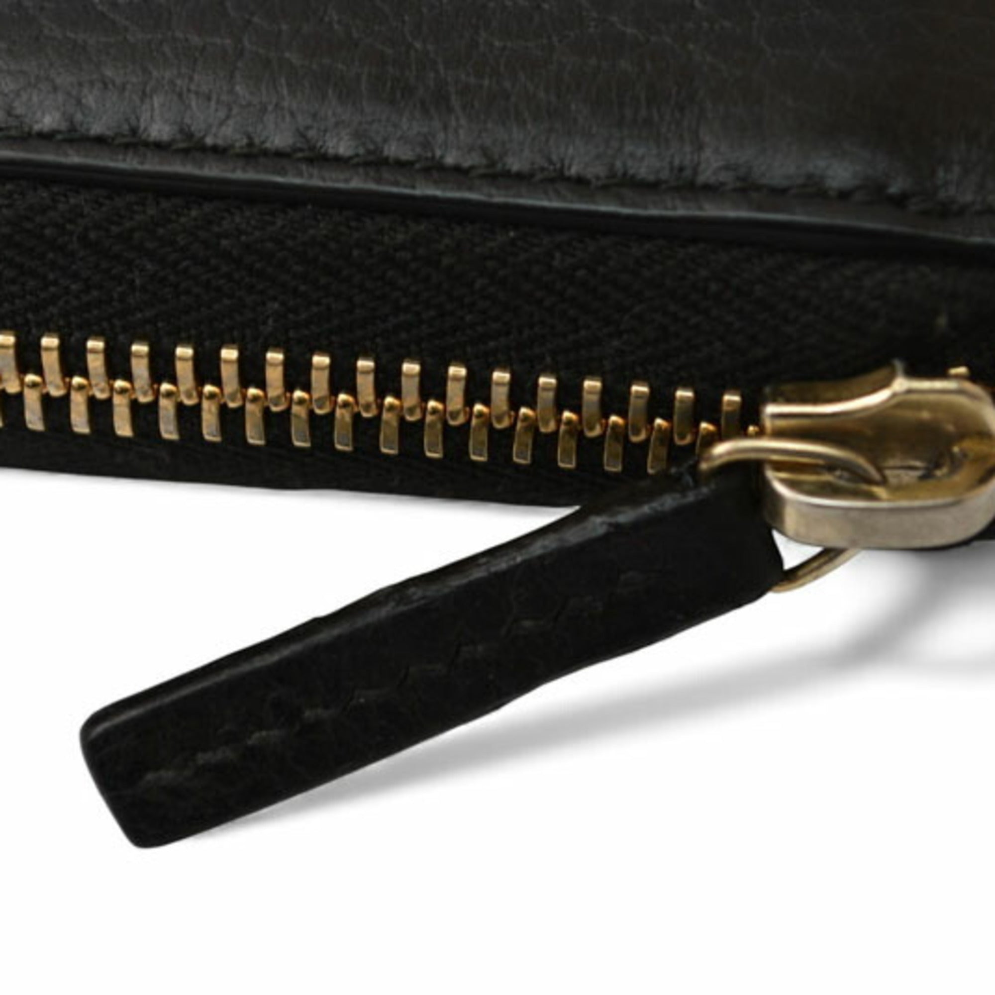 Gucci Black Leather Long Wallet (Bi-Fold) (Pre-Owned)