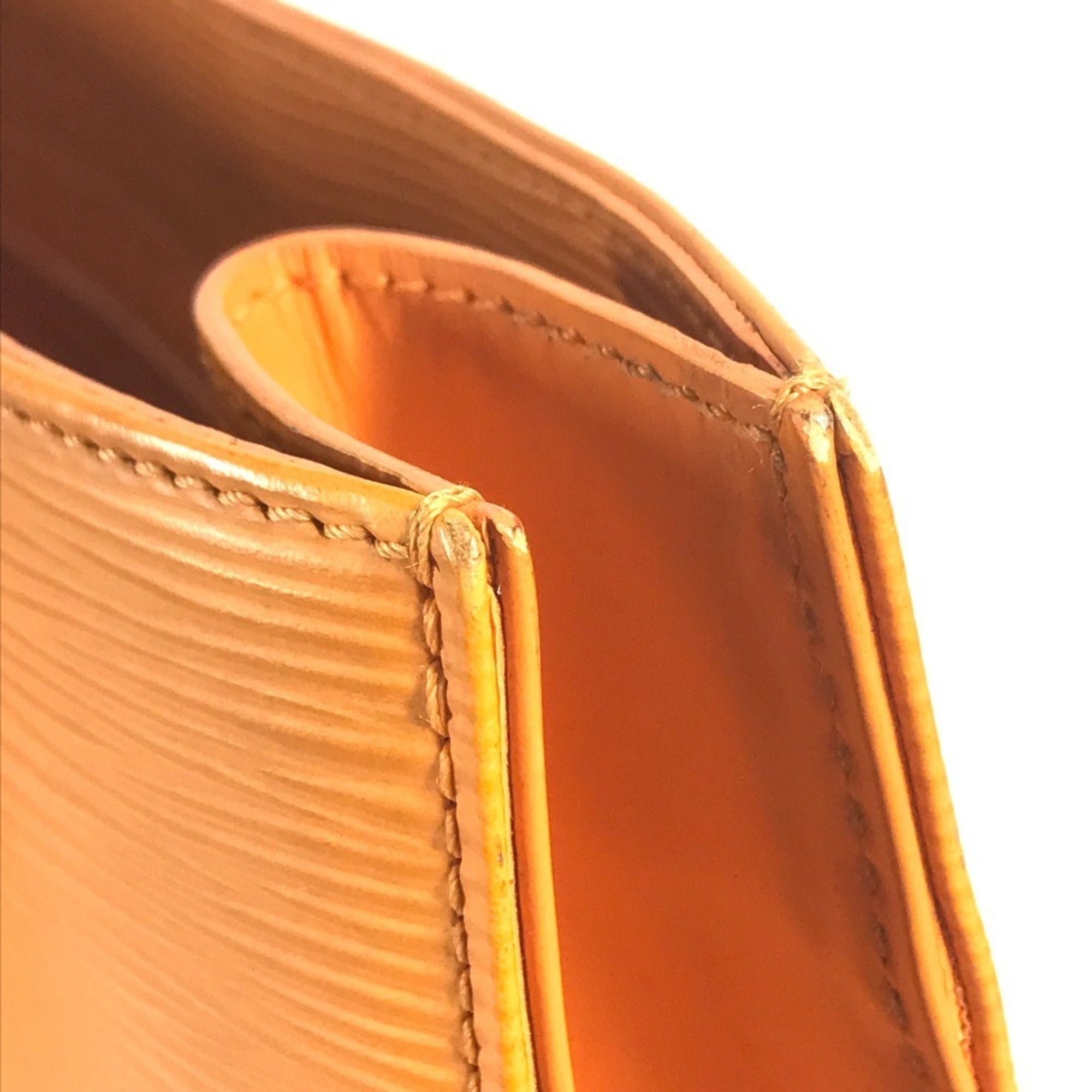 Louis Vuitton Galle Mandarin Orange Epi Leather Handbag Tote Bag (Pre-Owned)