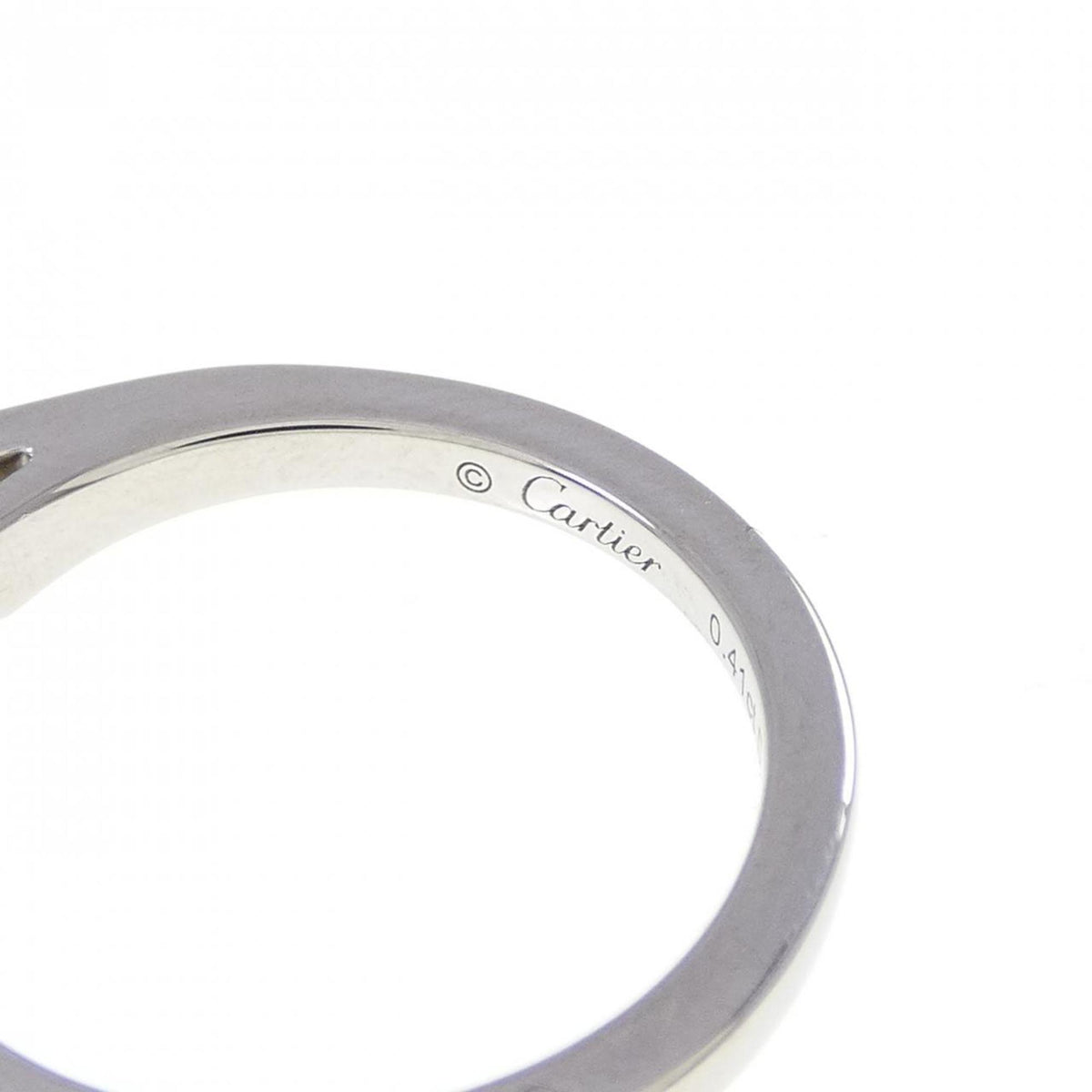 Cartier Platinum 950 Band Ring (Pre-Owned)